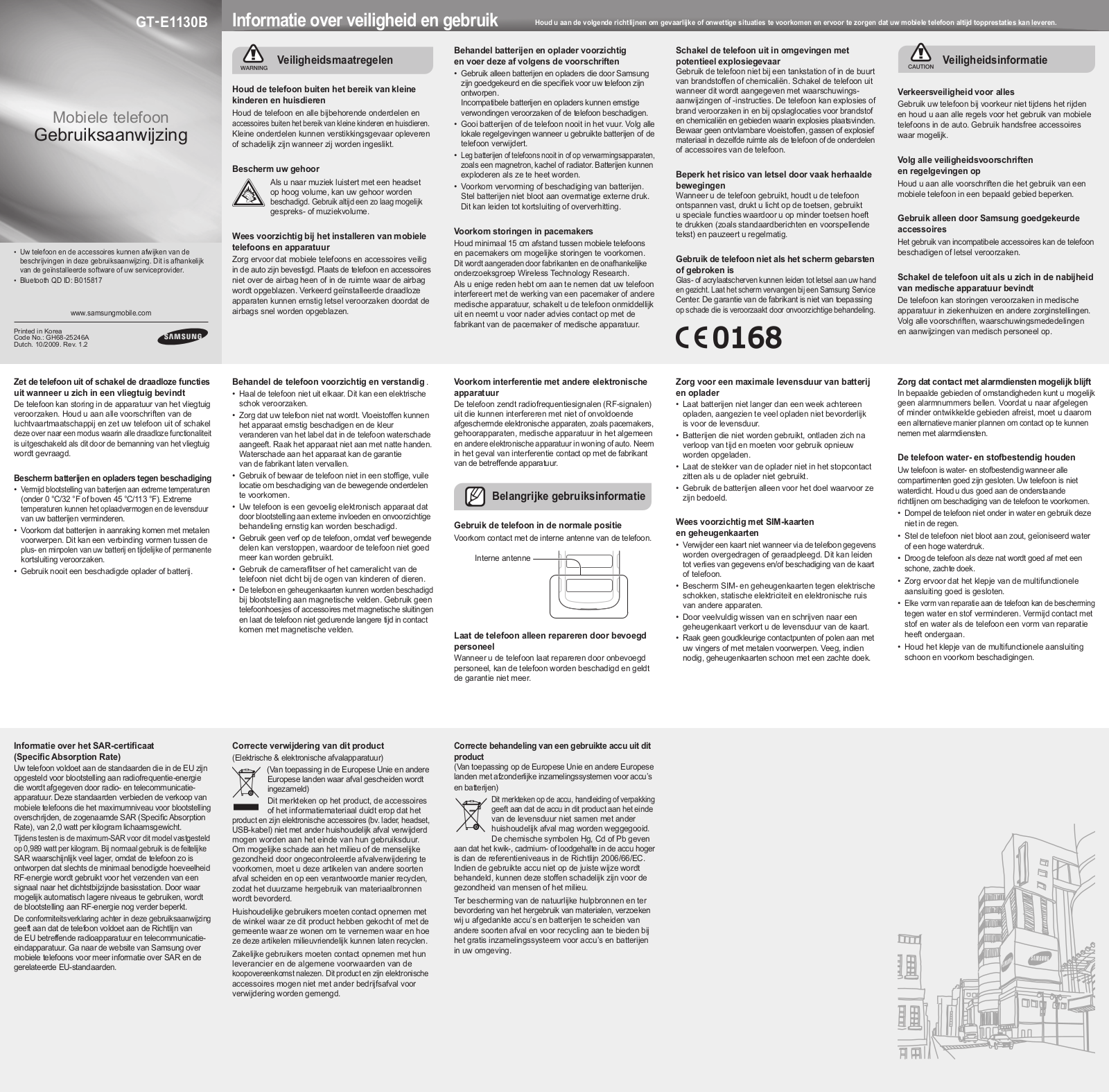 Samsung GT-E1130 User Manual