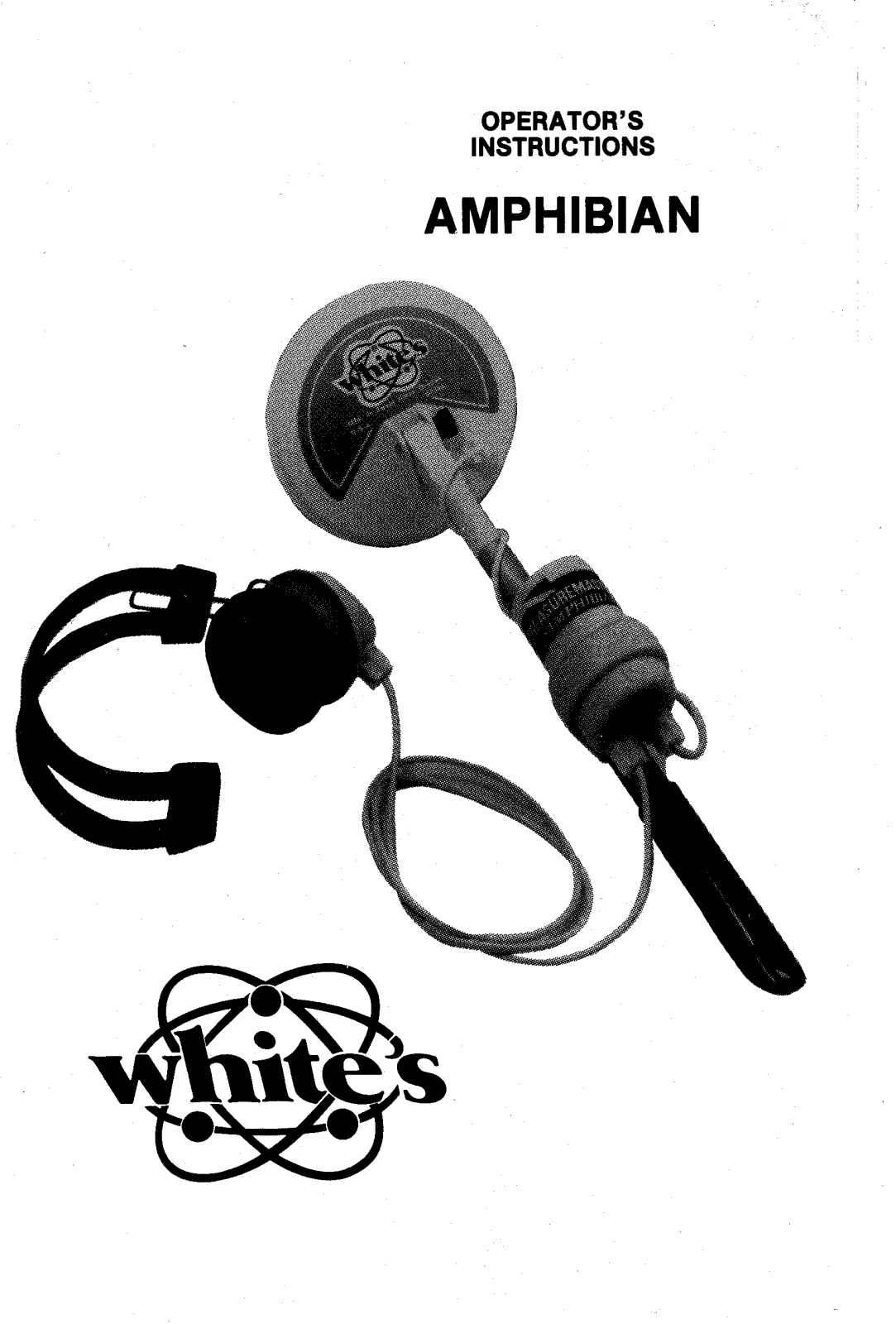 Whites Electronics AMPHIBIAN User Manual