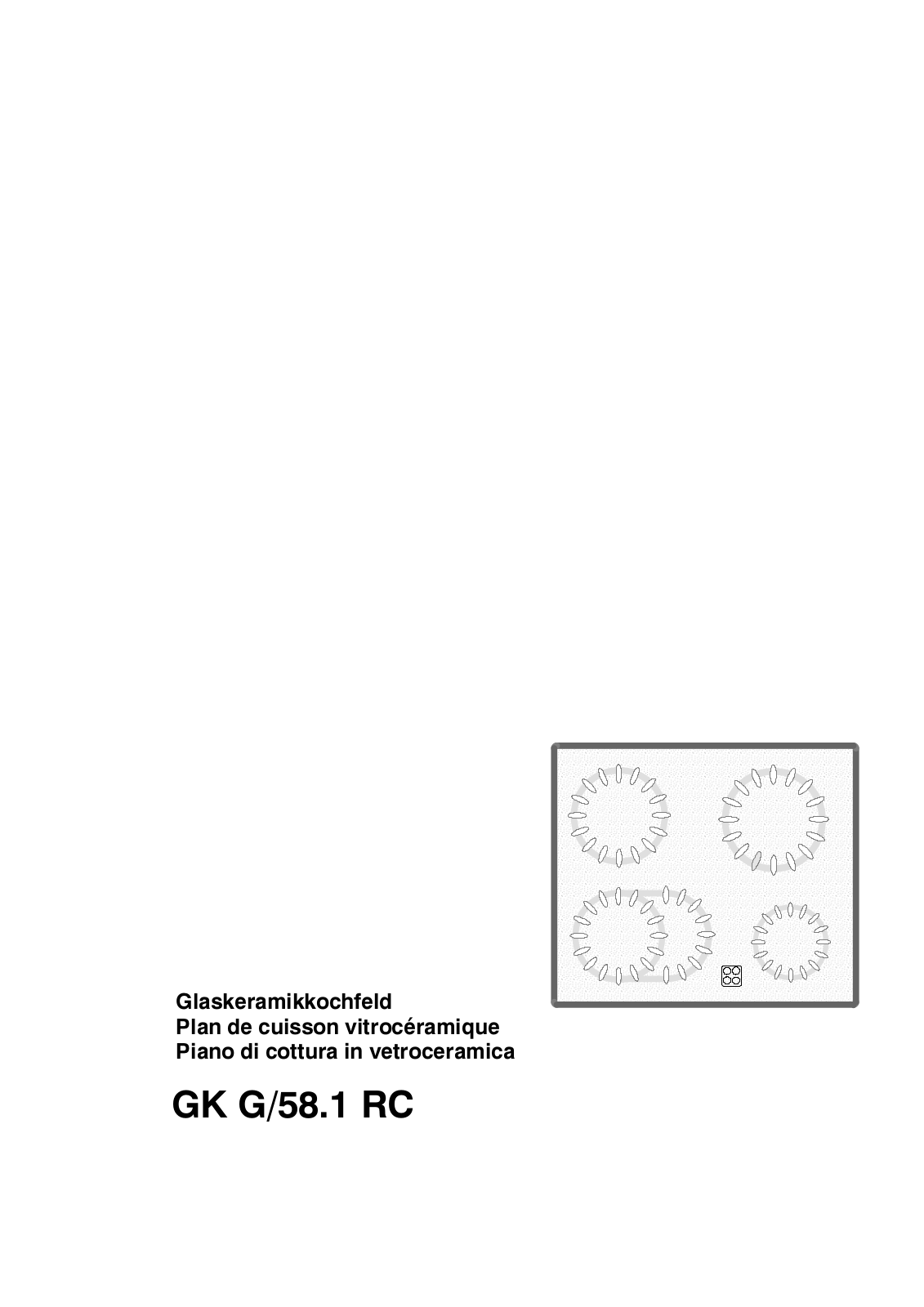 Therma GKG/58.1RC Operating Manual