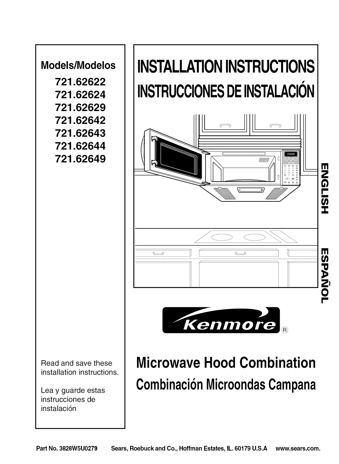 Kenmore 72162649200, 72162642200, 72162643200, 72162644200, 72162624200 Installation Guide - ManualMachine.com