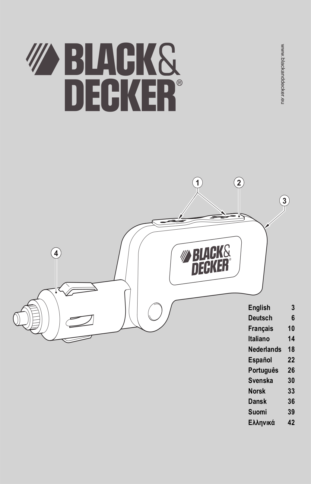 Black & Decker BDPC10USB User guide