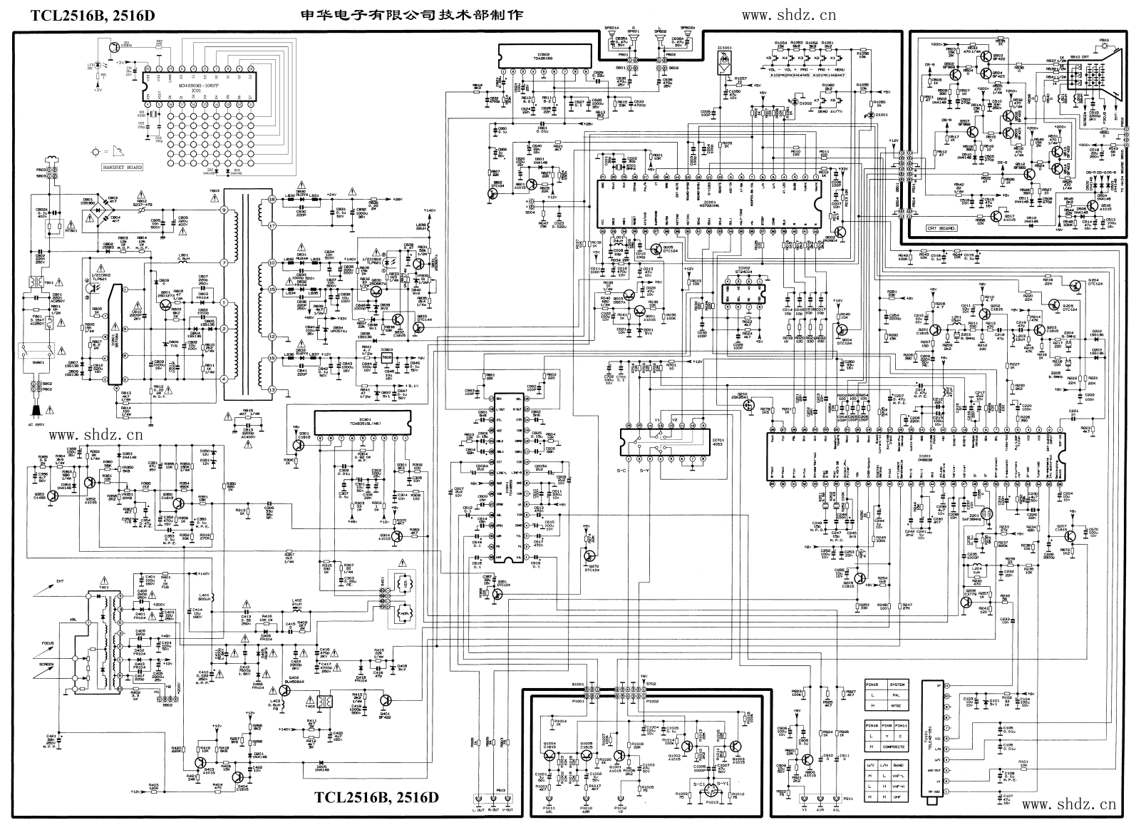 TCL 2516B D Schematic