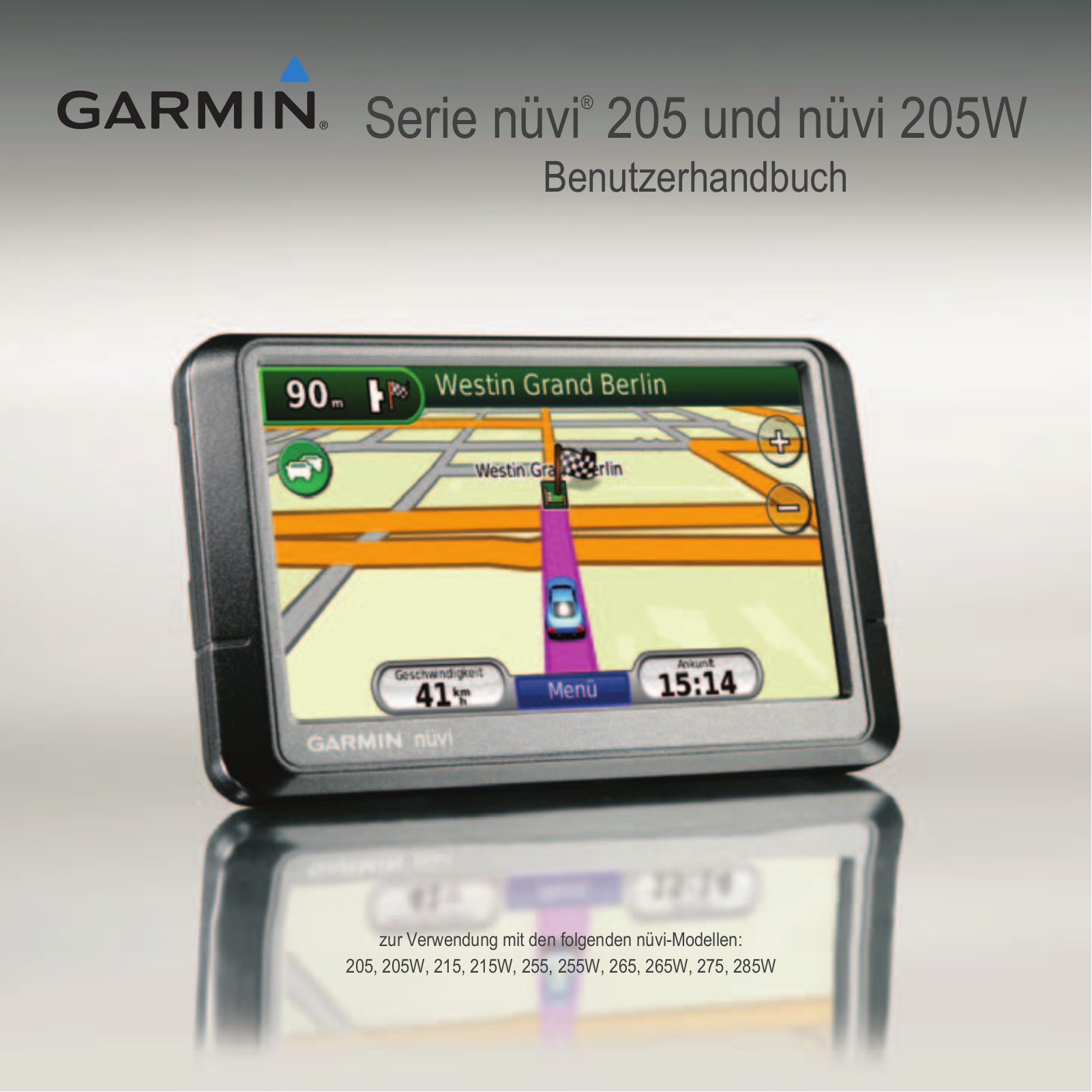 Garmin nüvi 275T, nüvi 215WT, nüvi 265T, nüvi 265WT, nüvi 205W User Guide