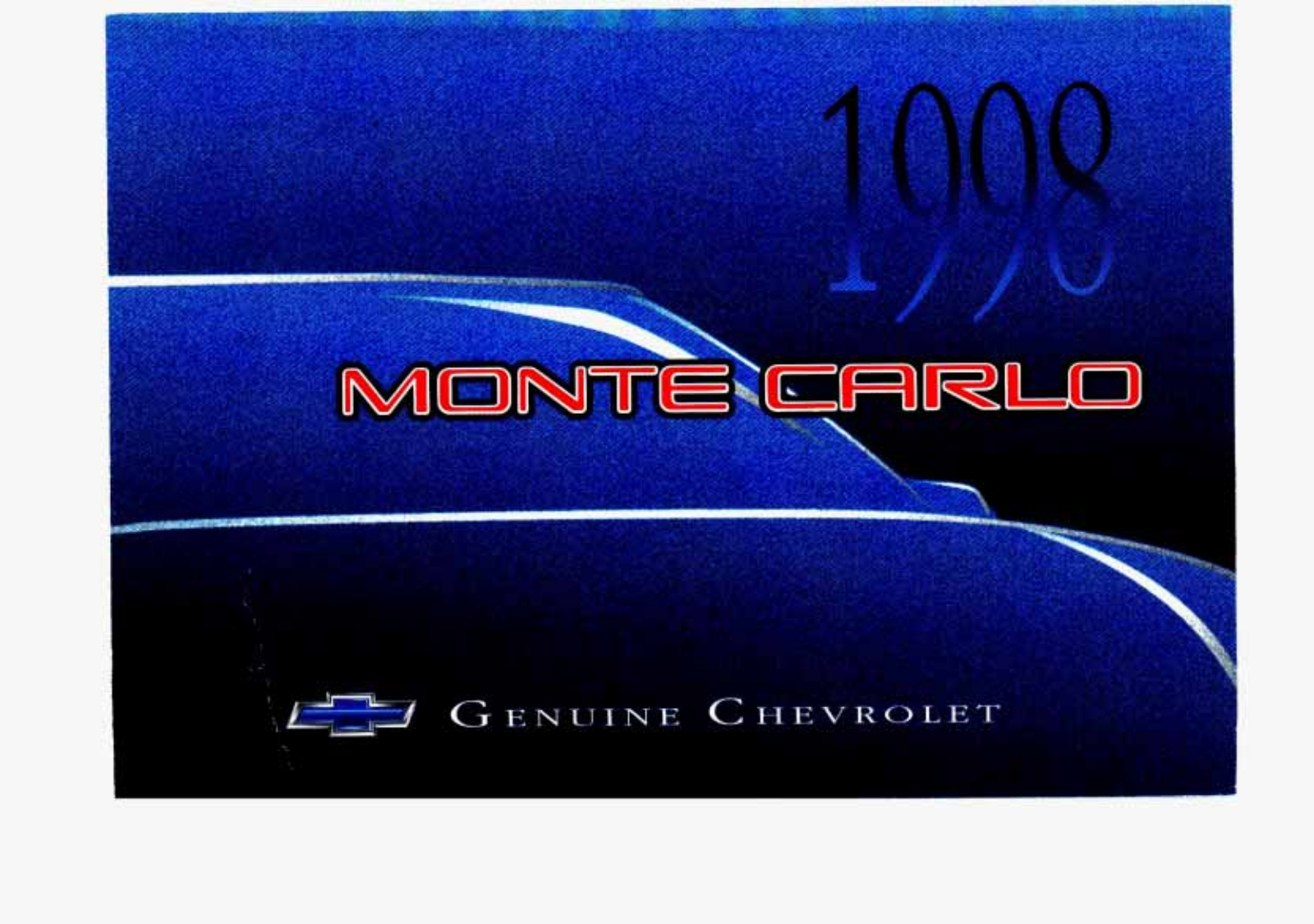 Chevrolet MONTE CARLO 1998 User Manual