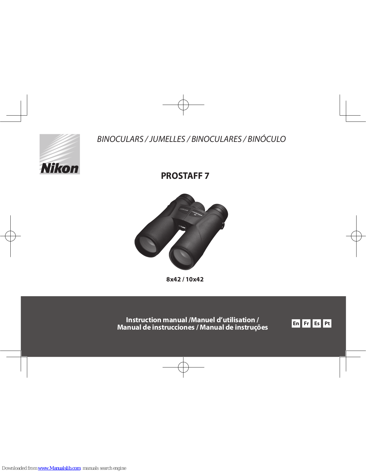 Nikon PROSTAFF 7 Instruction Manual - ManualMachine.com