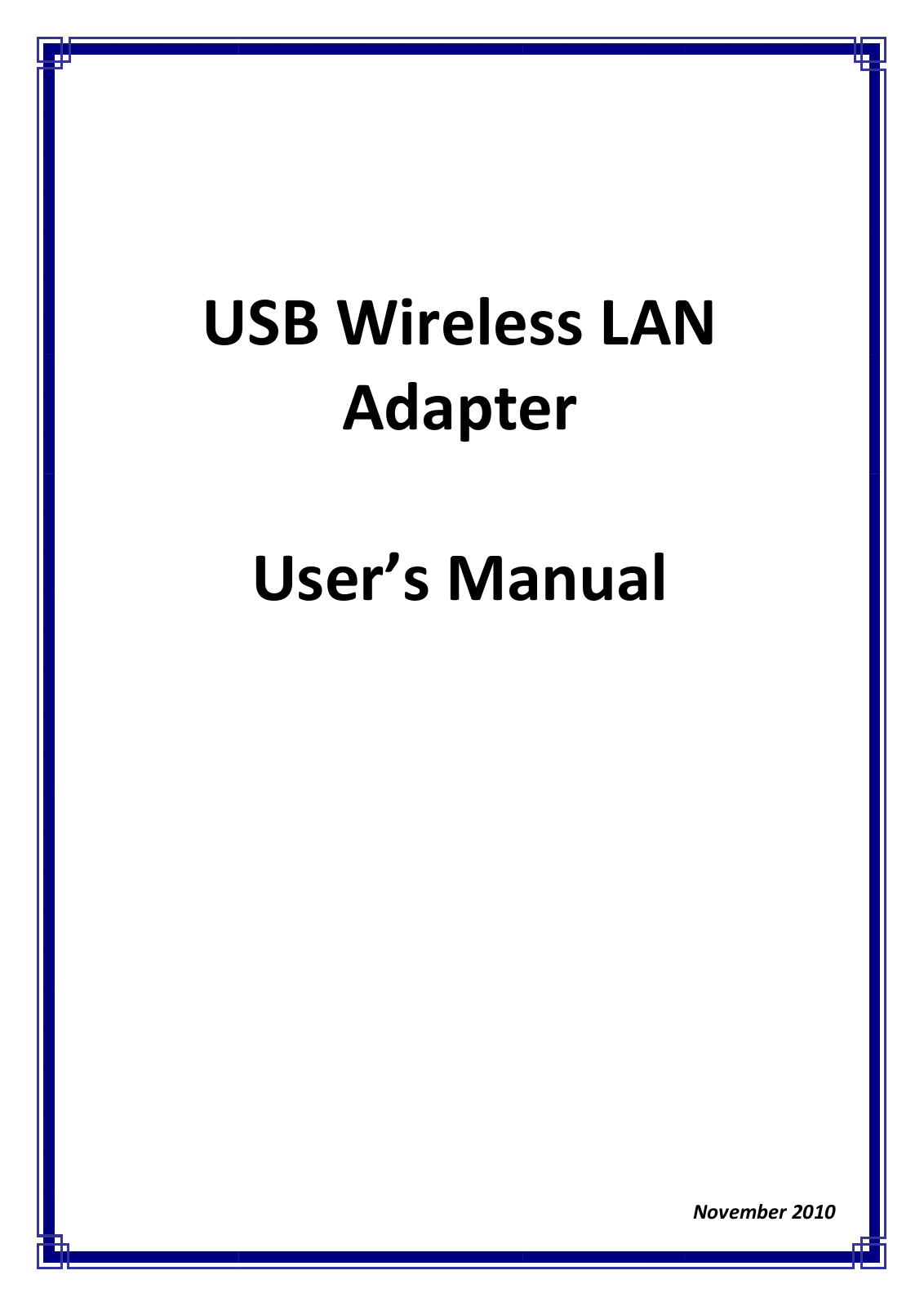 Pro Nets Technology WU71R Users Manual