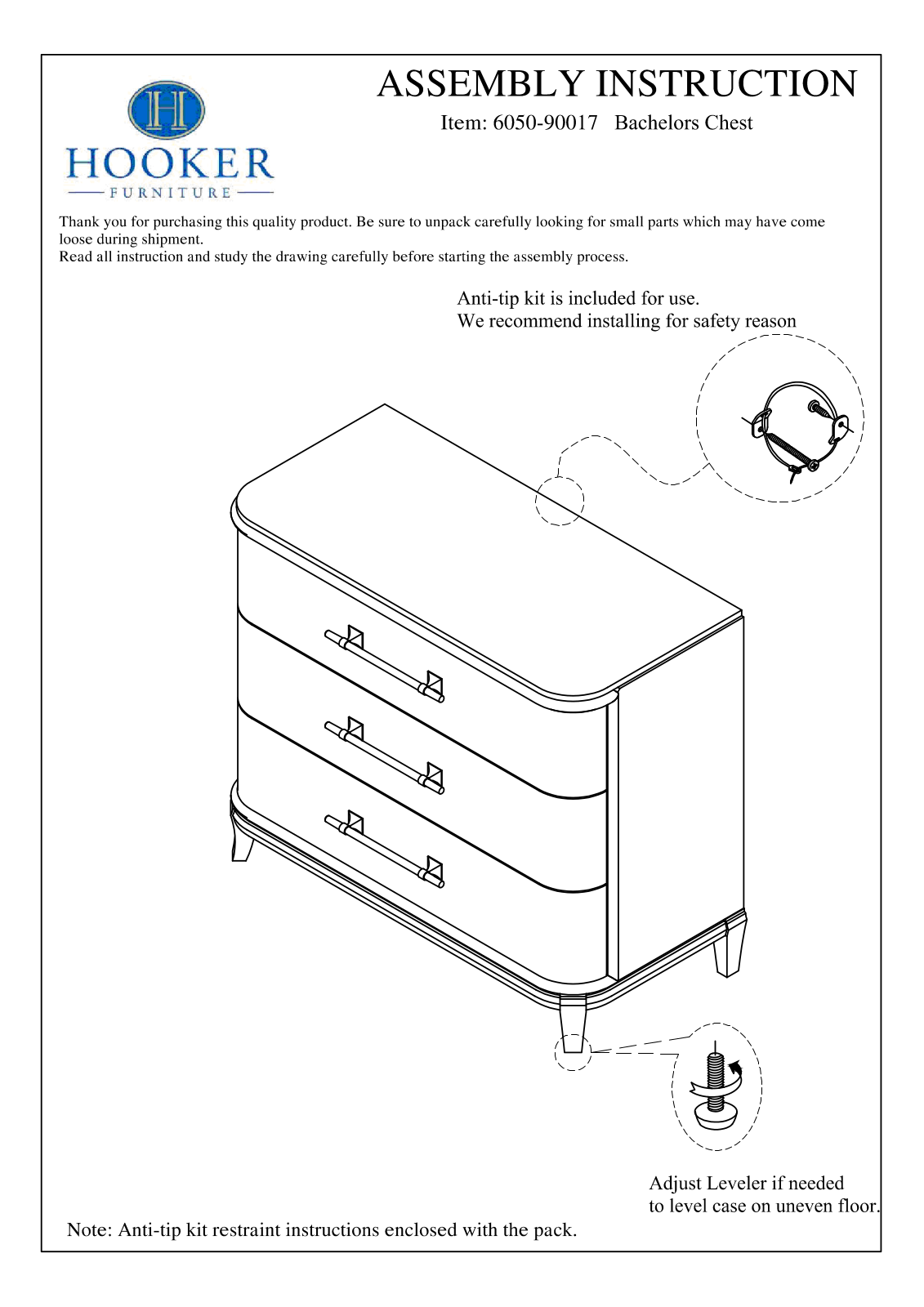 Hooker 6050-90017 Assembly Instructions - ManualMachine.com