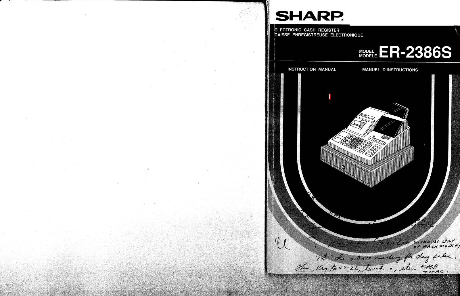 Sharp ER-2386S User Manual