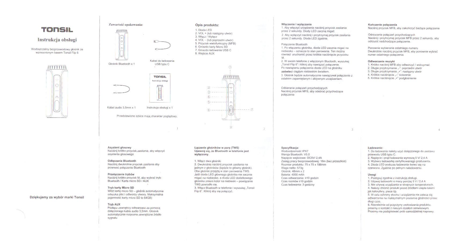 TONSIL Flip 6 User guide - ManualMachine.com