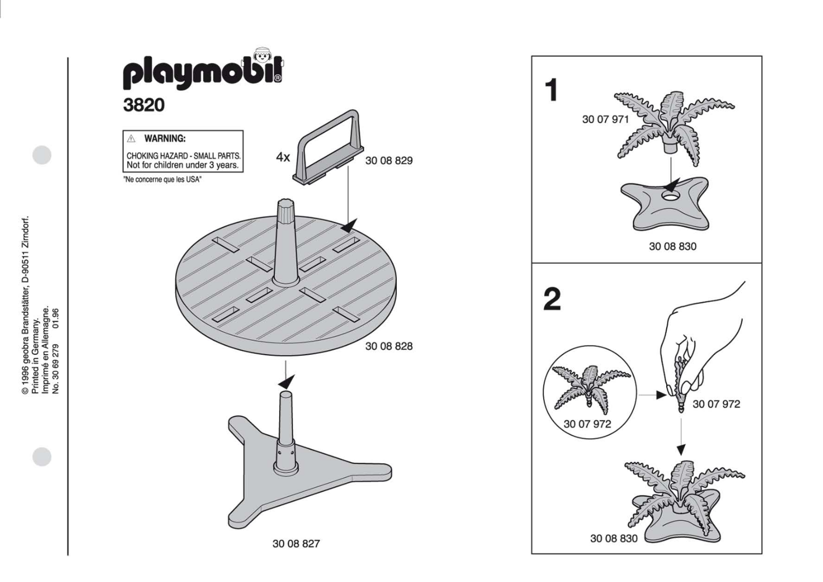 Playmobil 3820 Instructions