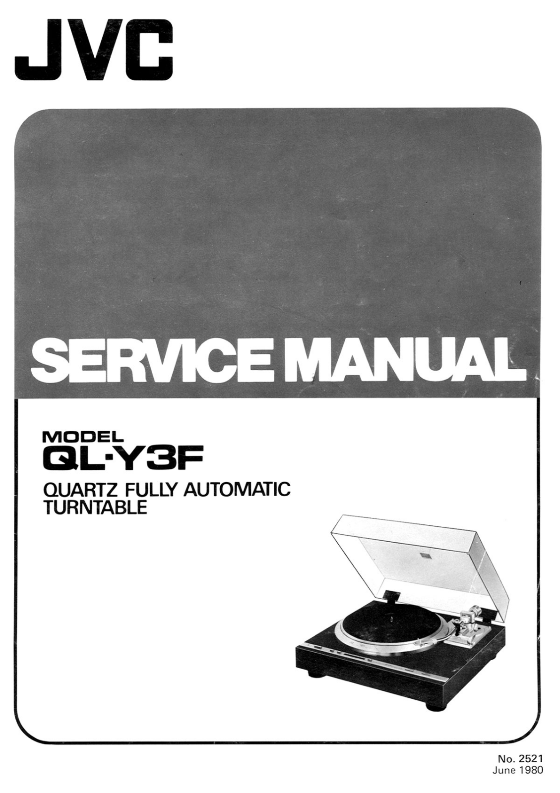 JVC QLY-3-F Service manual