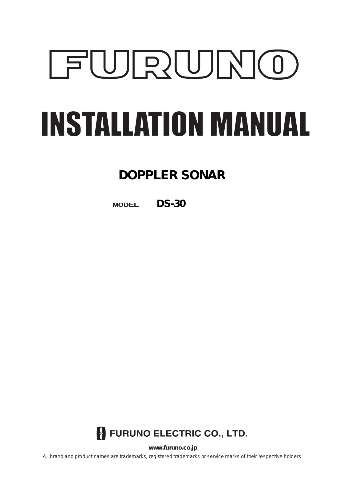 Furuno DS-30 User Manual