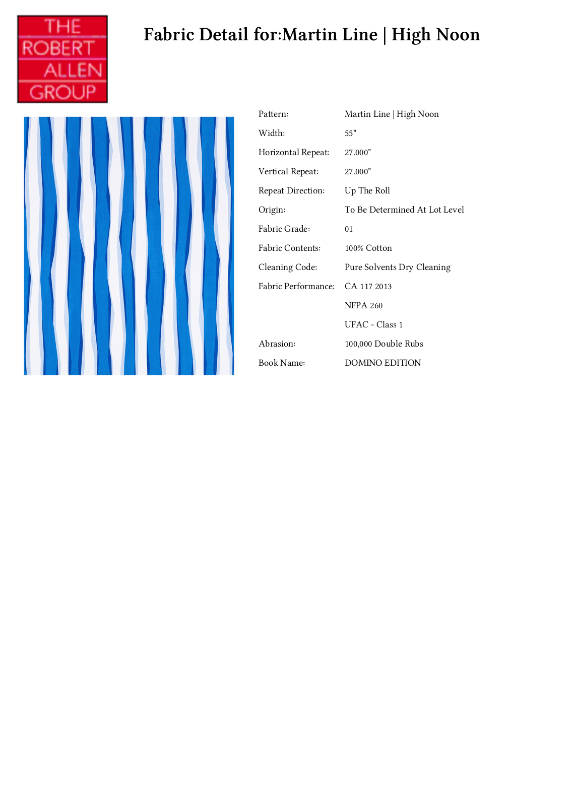 Robert Allen RALF2073 Specifications - ManualMachine.com