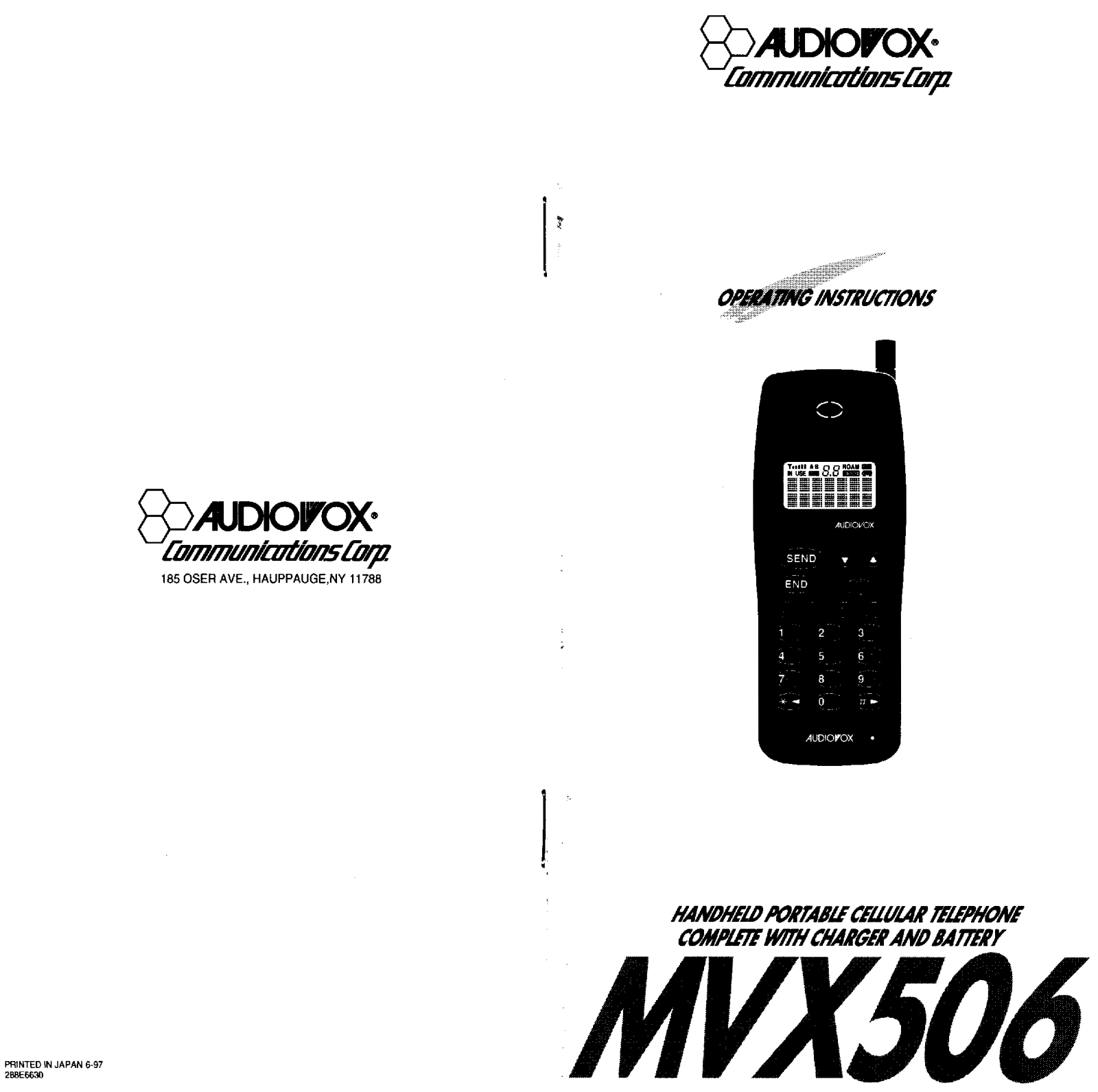 Audiovox MVX506 User guide - ManualMachine.com