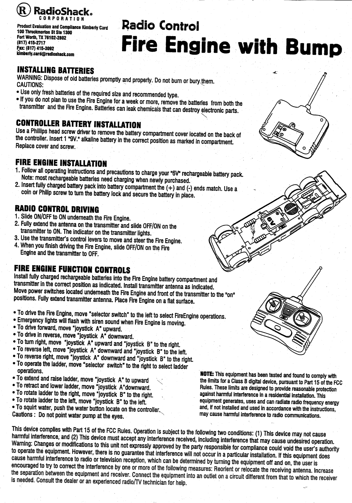 Radio Shack 6004319T, 6004319 Users manual