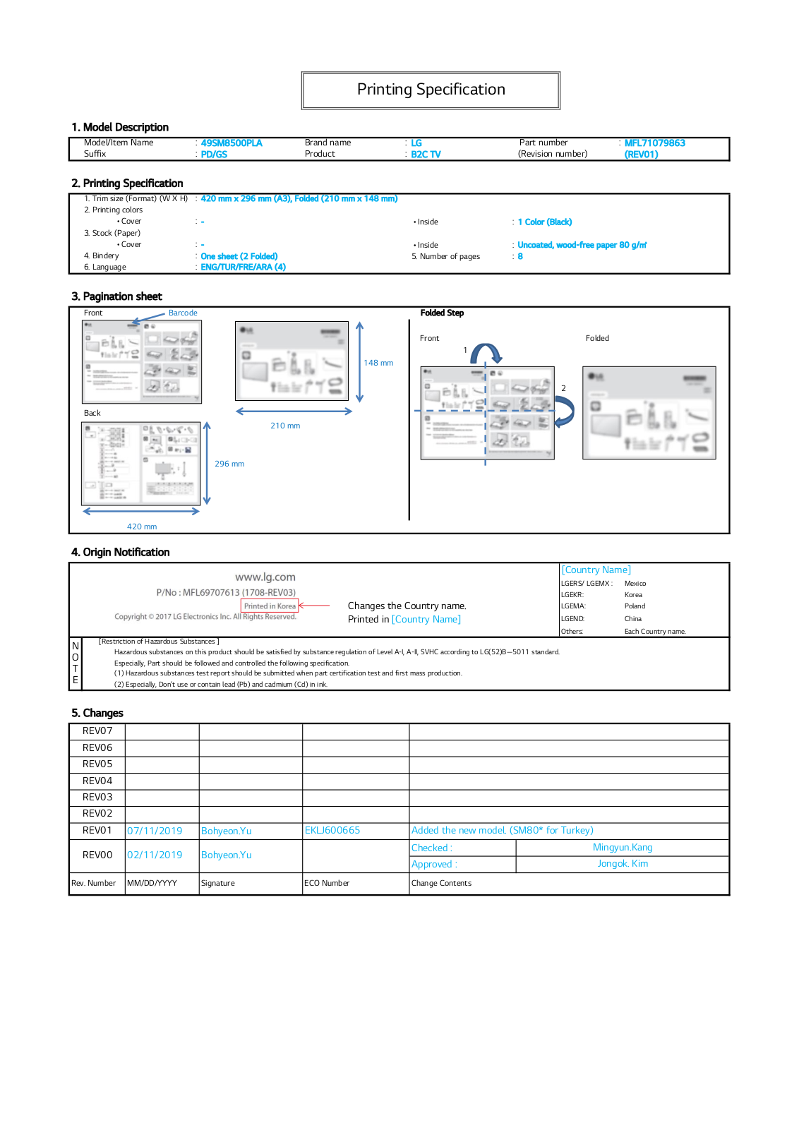 LG 49SM8000PLA QUICK INSTALLATION GUIDE