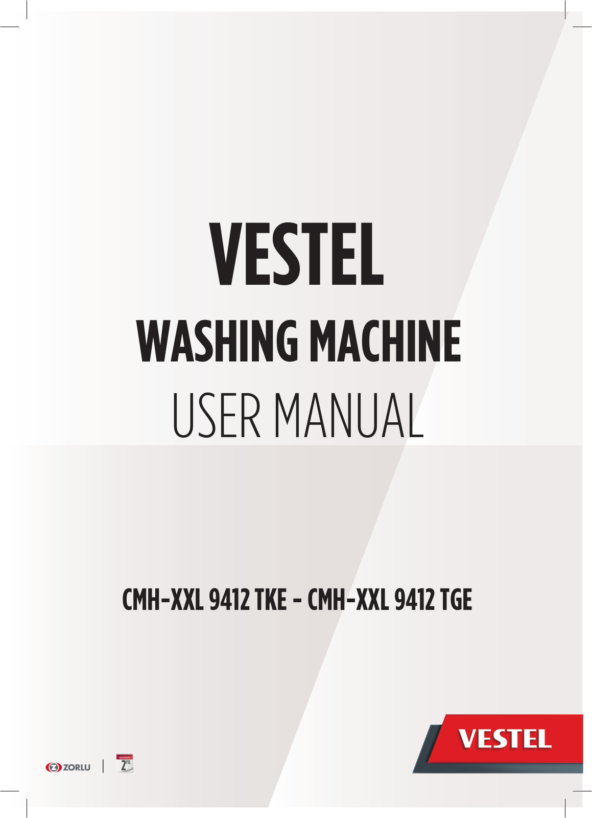 VESTEL CMH-XXL 8412 TSE, CMH-XXL 9412 TGE, CMH-XXL 8414 TAE, CMH-XL 7410 TE, CMH-XL 7412 TSE User Manual