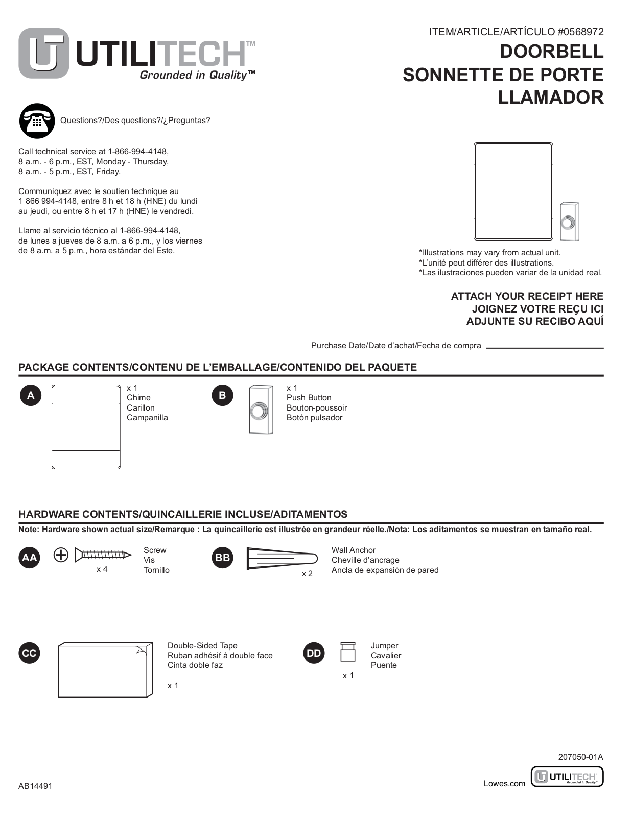 HeathCo WLTX201 User Manual