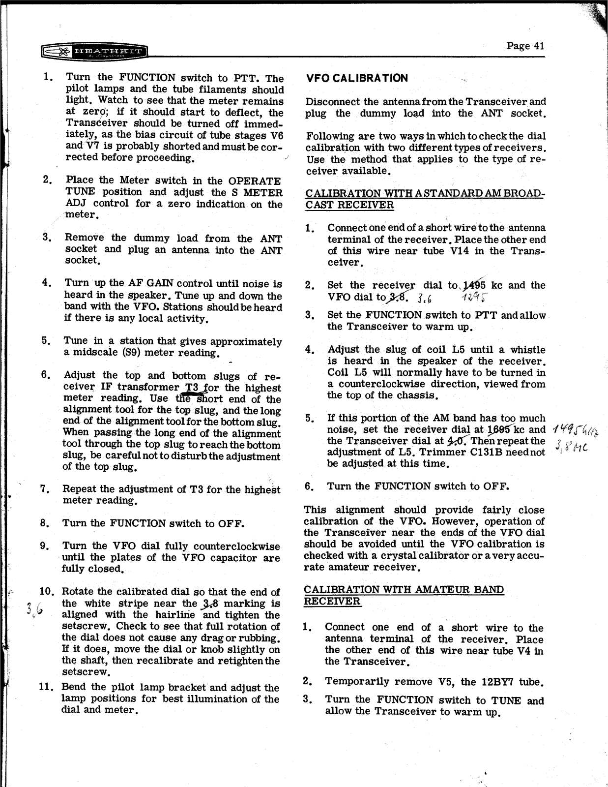 HEATHKIT HW-12a User Manual (PAGE 41)