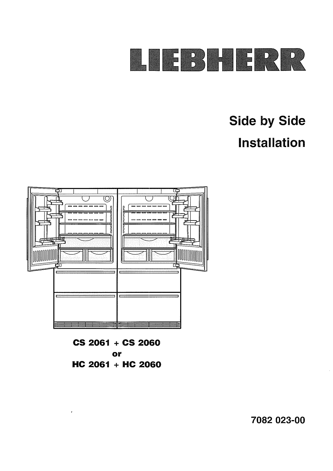 Liebherr 39900157 Installation Guide