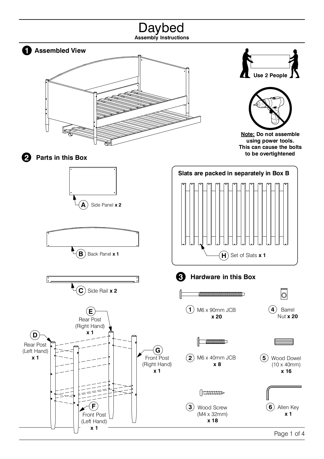 Sand & Stable W005271337 Assembly Instructions - ManualMachine.com