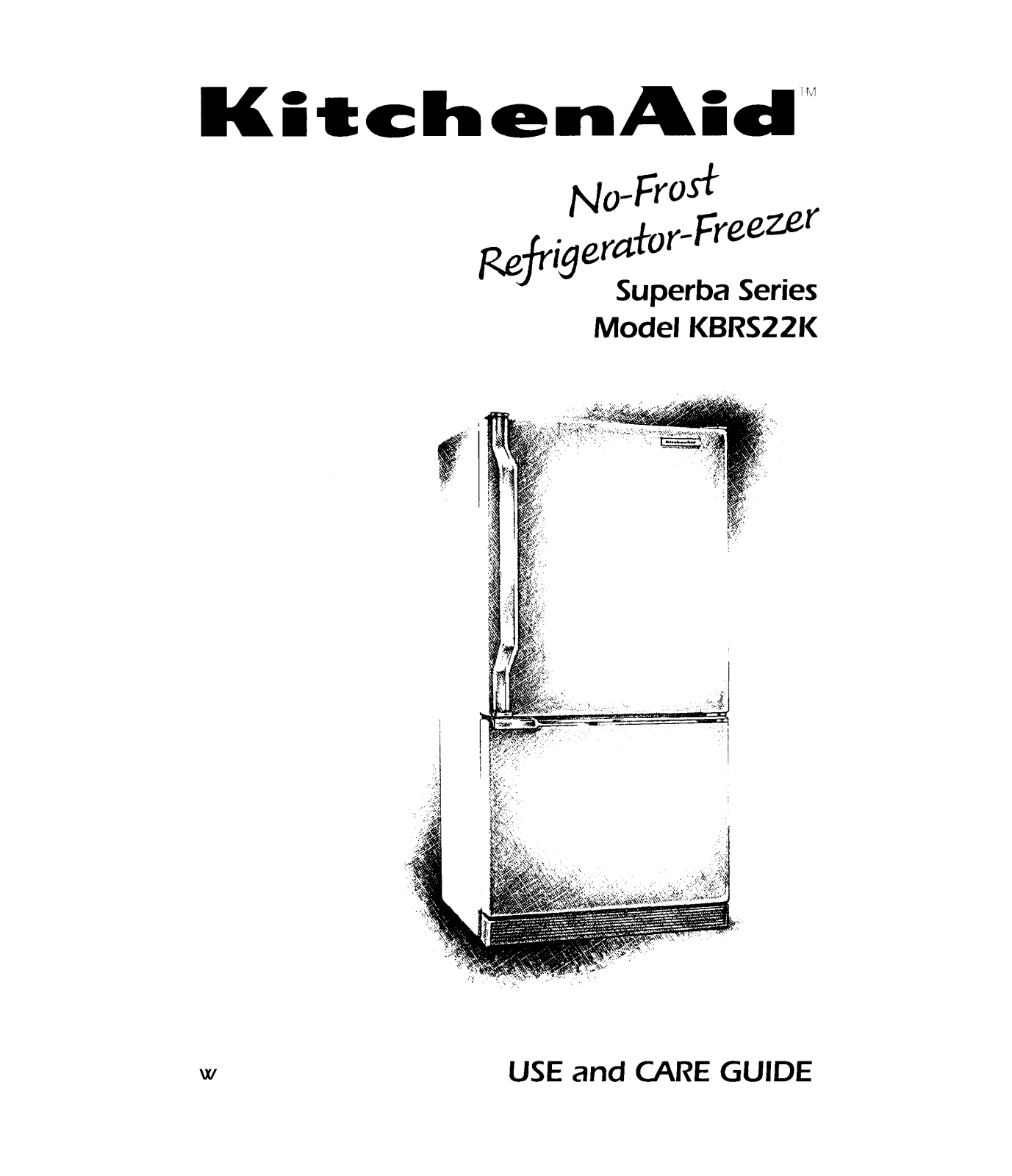 KitchenAid KBRS22K User Manual