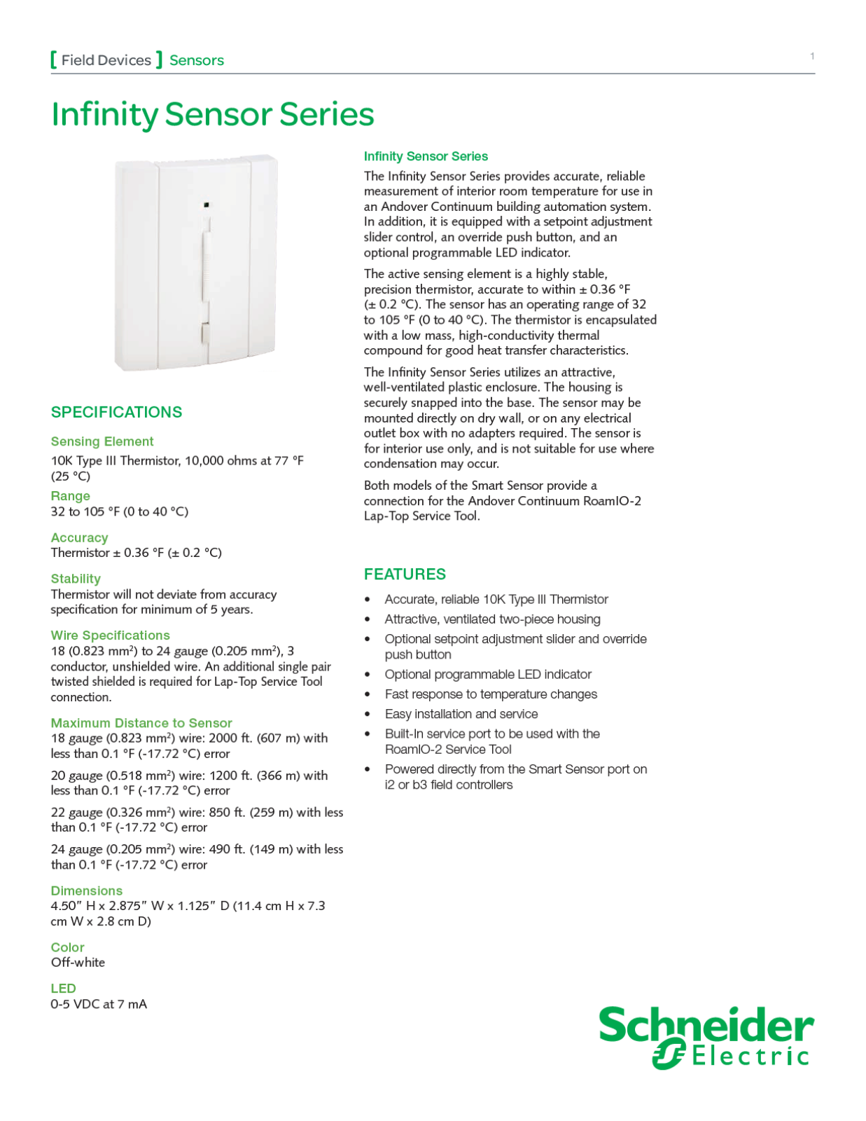 Schneider Electric TTS-S-1, TTS-S-B-1, TTS-SE-NS-1, TTS-SE-BNS-1, TTS-SE-1 Data Sheet