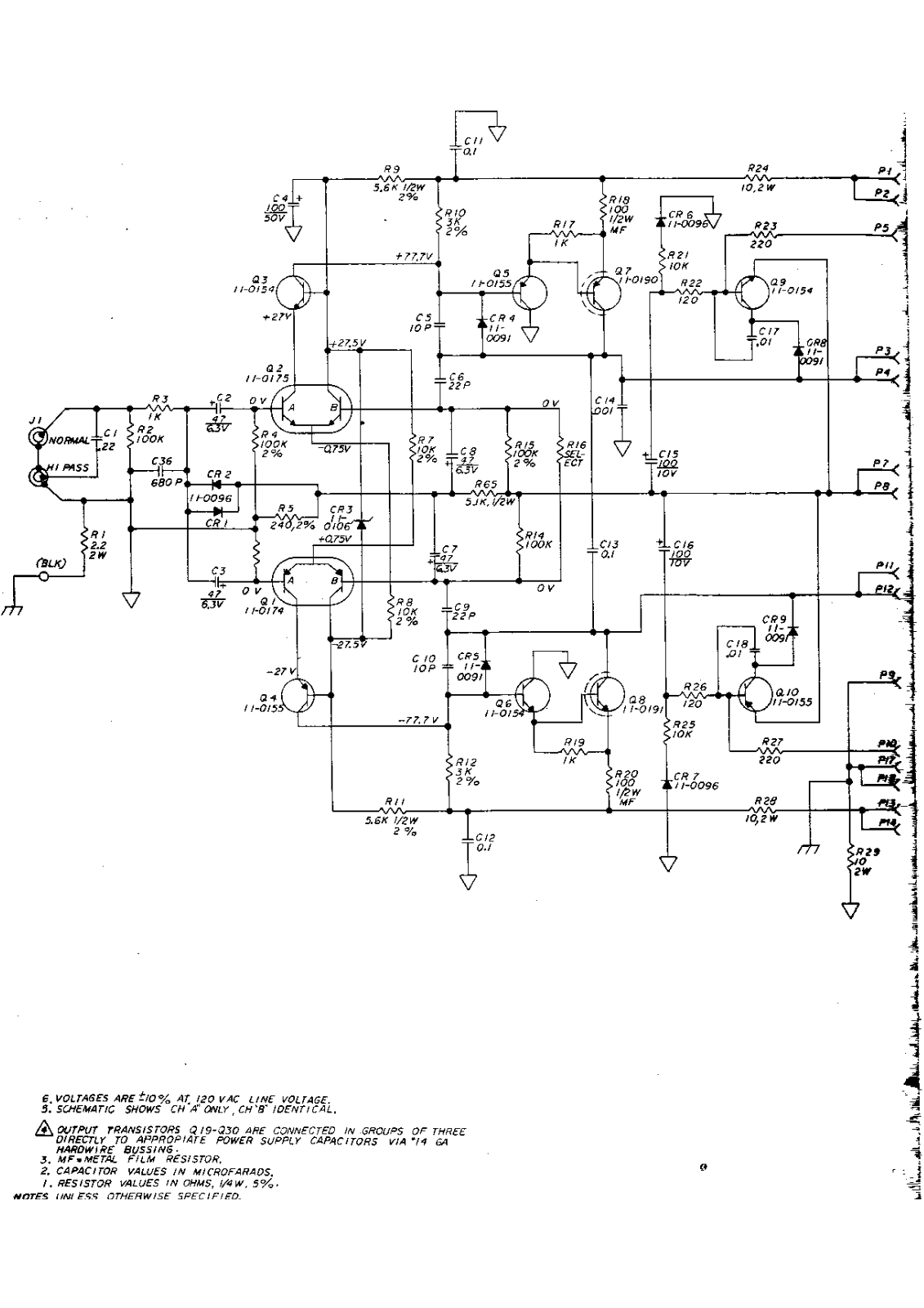 Sae X25A Schematic