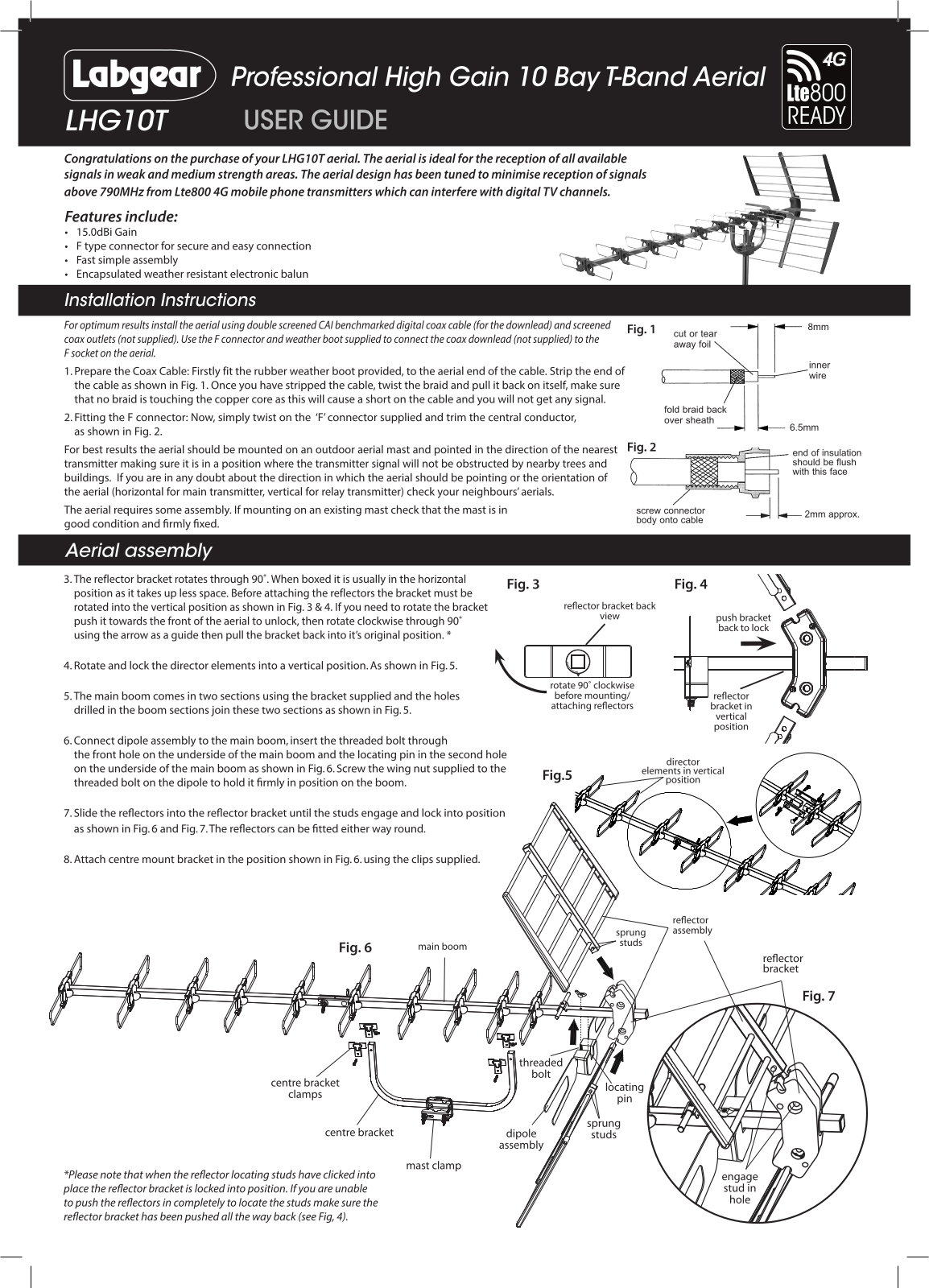 Labgear LHG10T User Manual