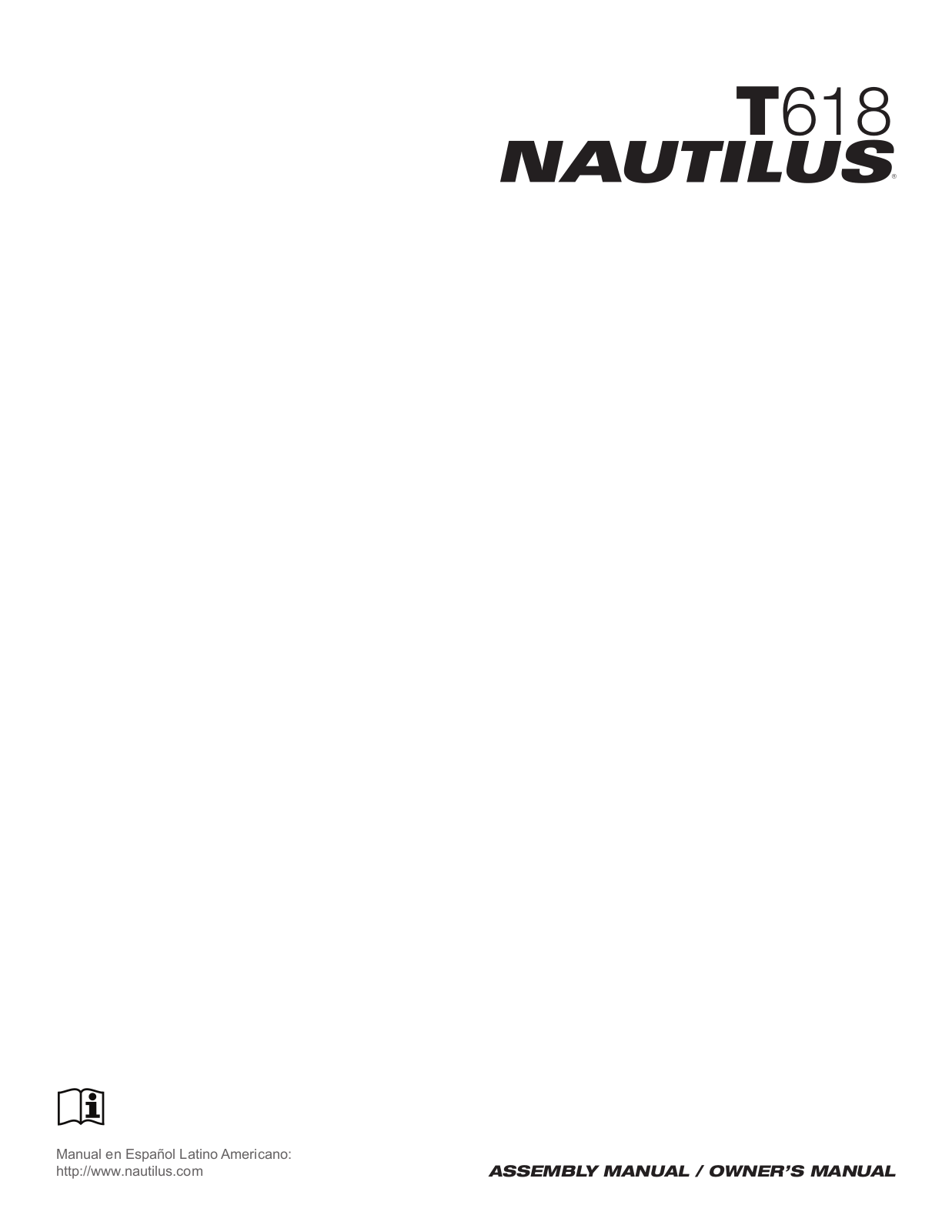 Nautilus T618 User Manual