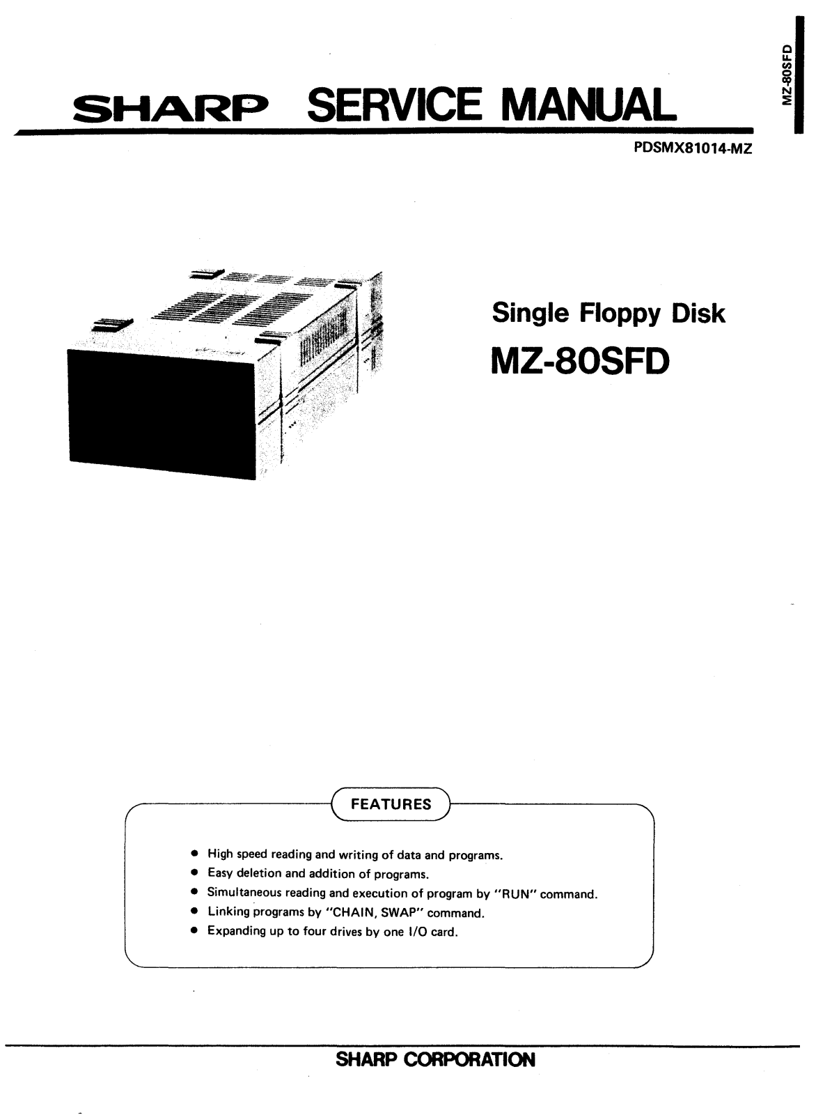 Sharp MZ-80SFD Service Manual - ManualMachine.com