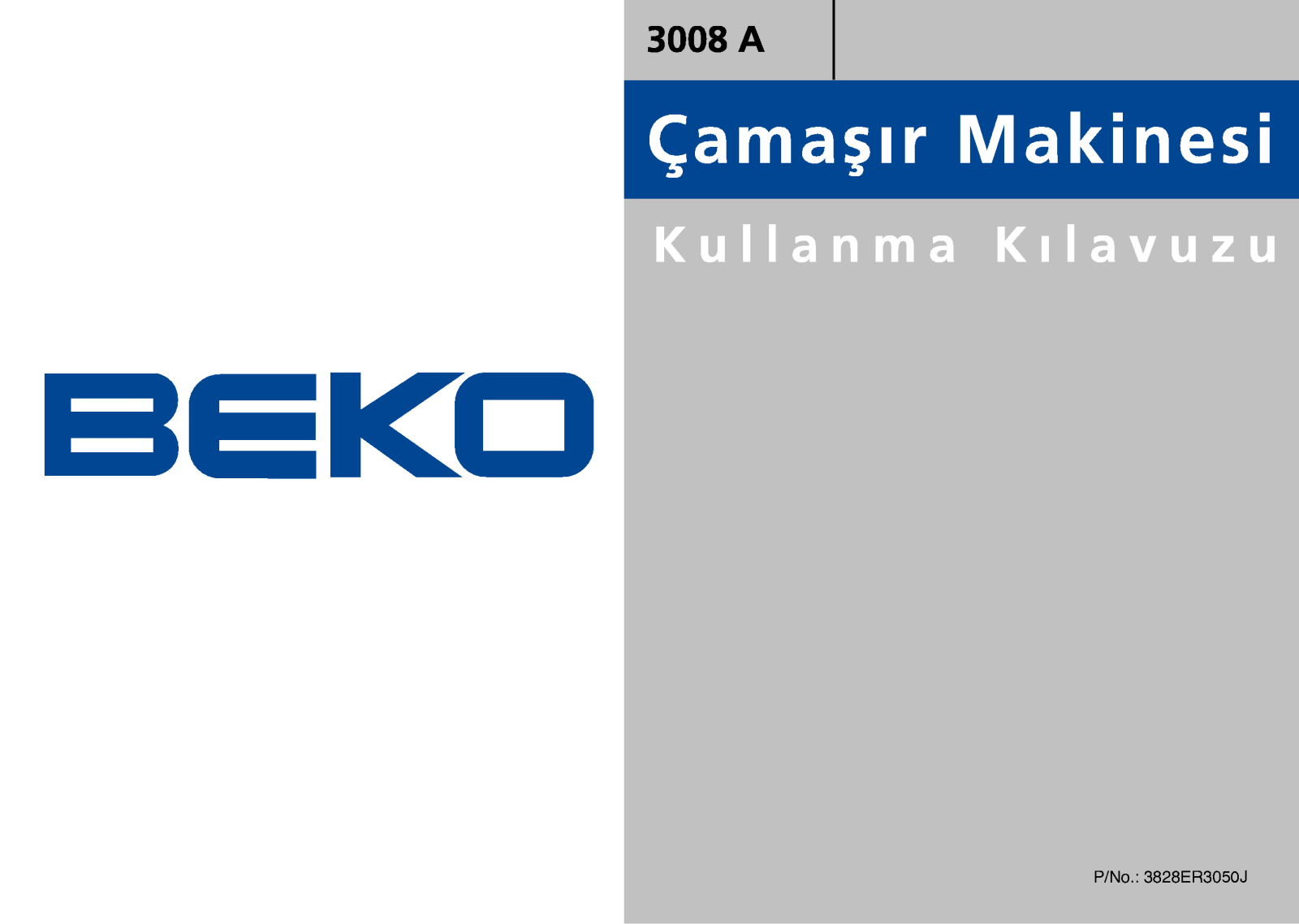 BEKO 3008 A User Manual