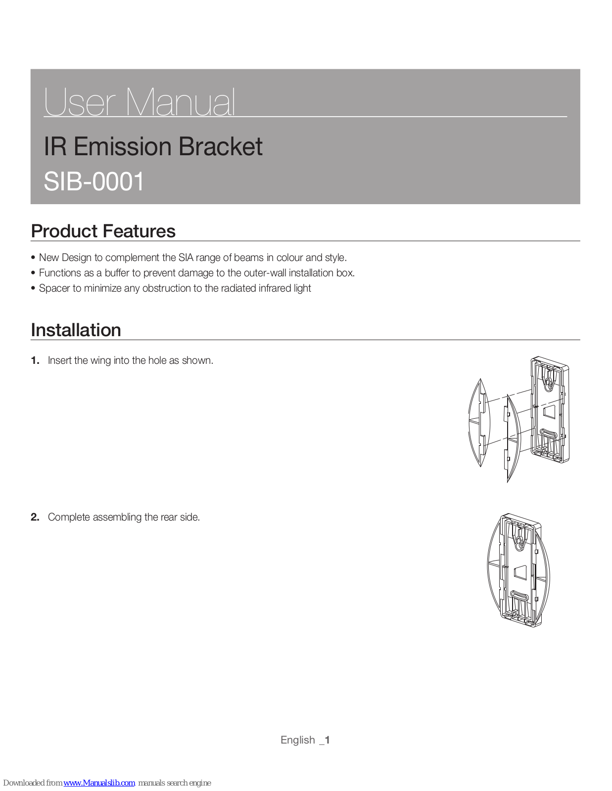 Samsung SIB-0001 User Manual