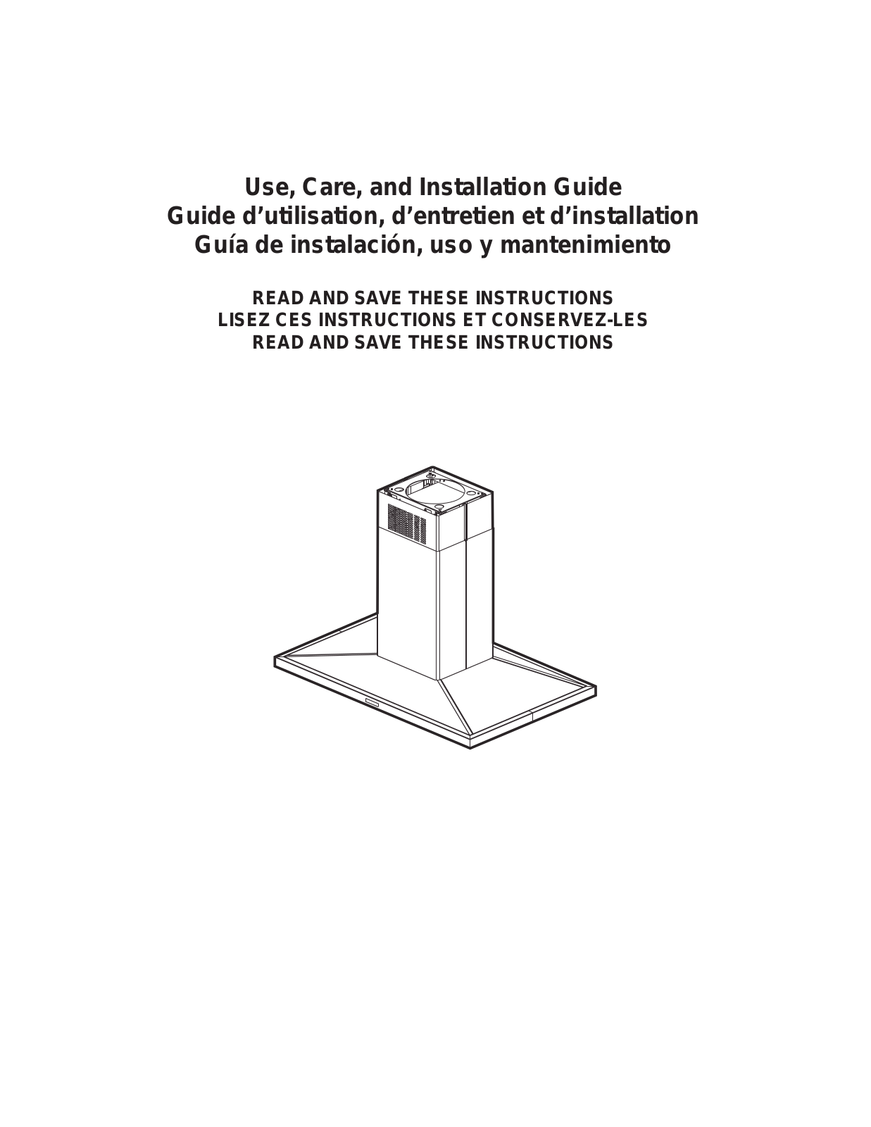 Elica ESNX43S1 Installation Manual