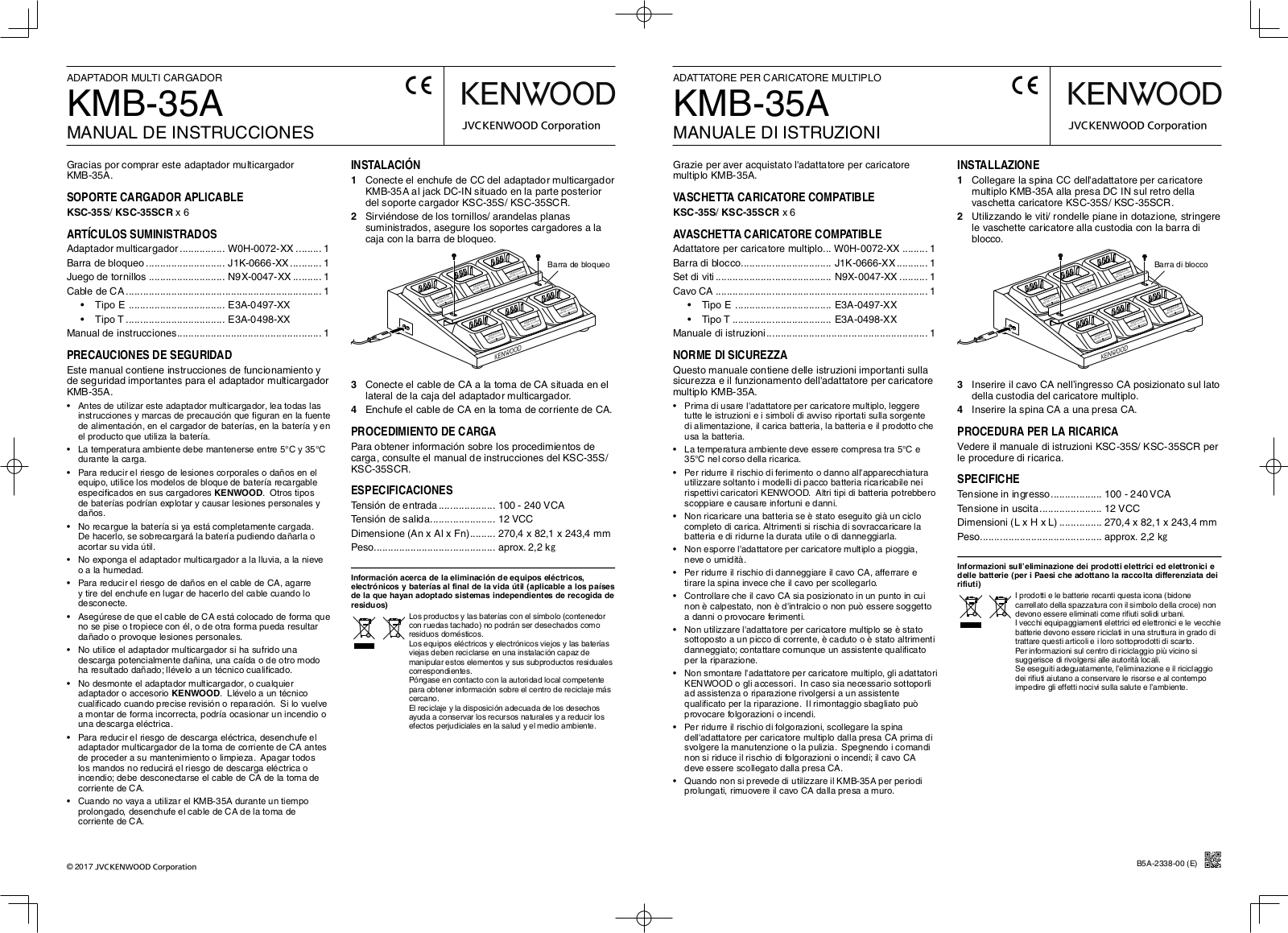 Kenwood KMB-35A User guide