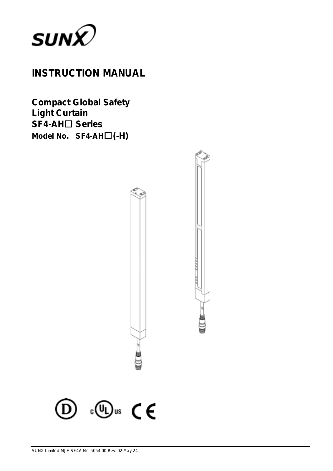 Panasonic SF4-AH12 Installation  Manual