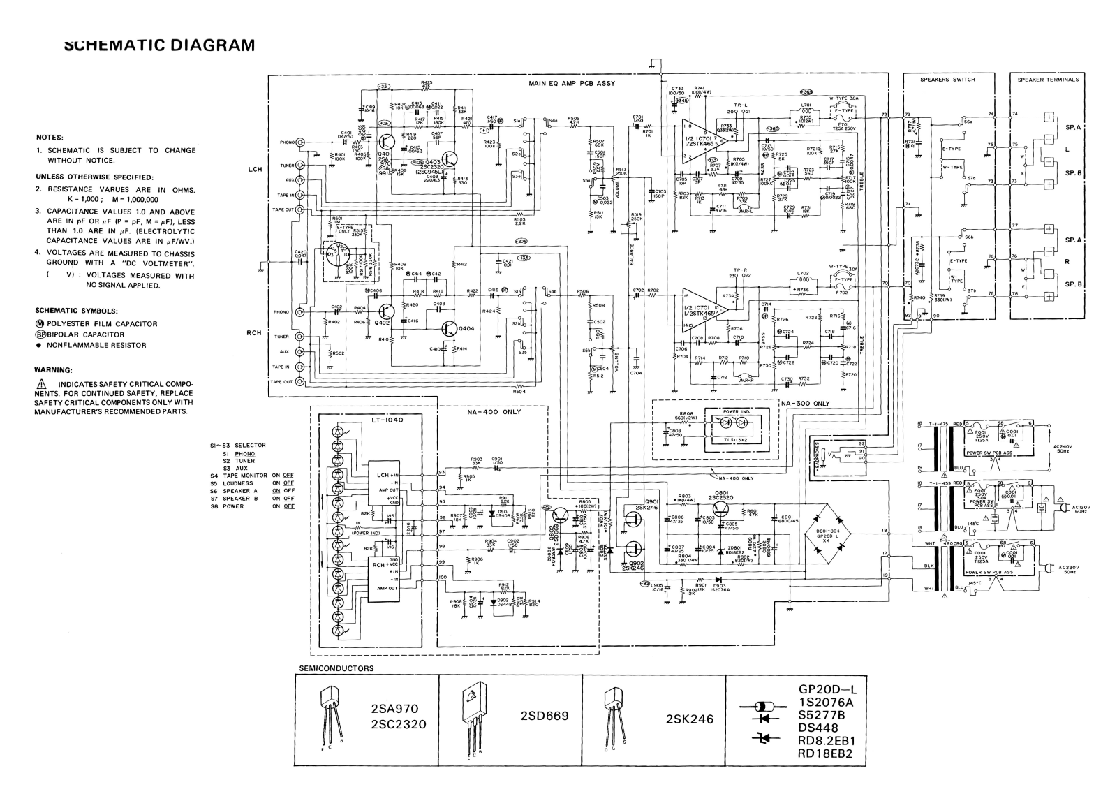 Nikko NA-400 Schematic