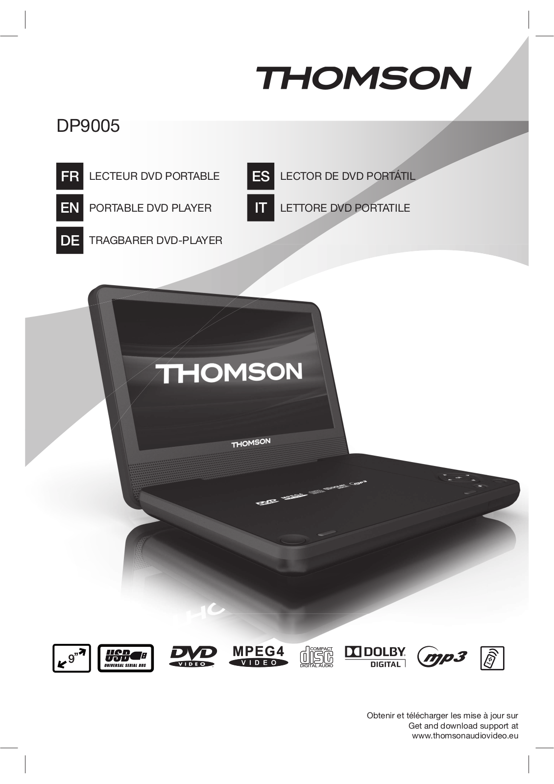 THOMSON DP 9005 User Manual