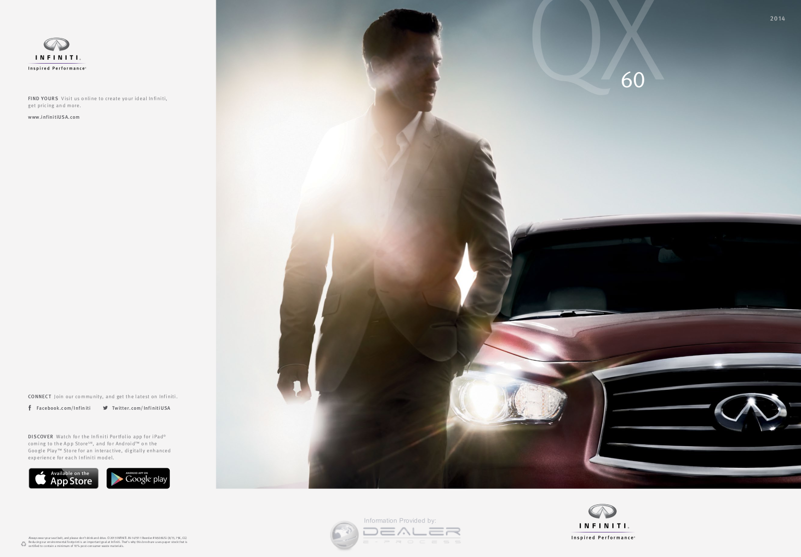 Infiniti Qx60hybrid 2014 Owner's Manual