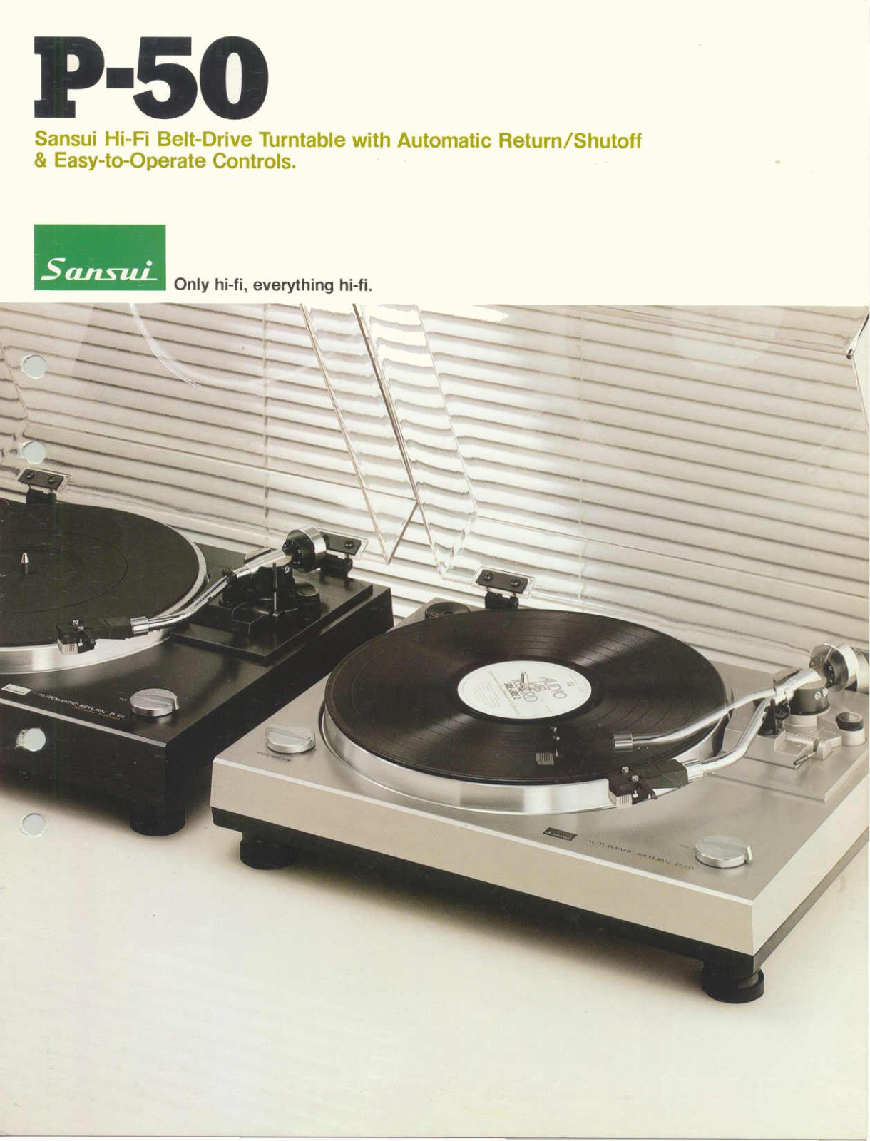 Sansui P-50 Brochure