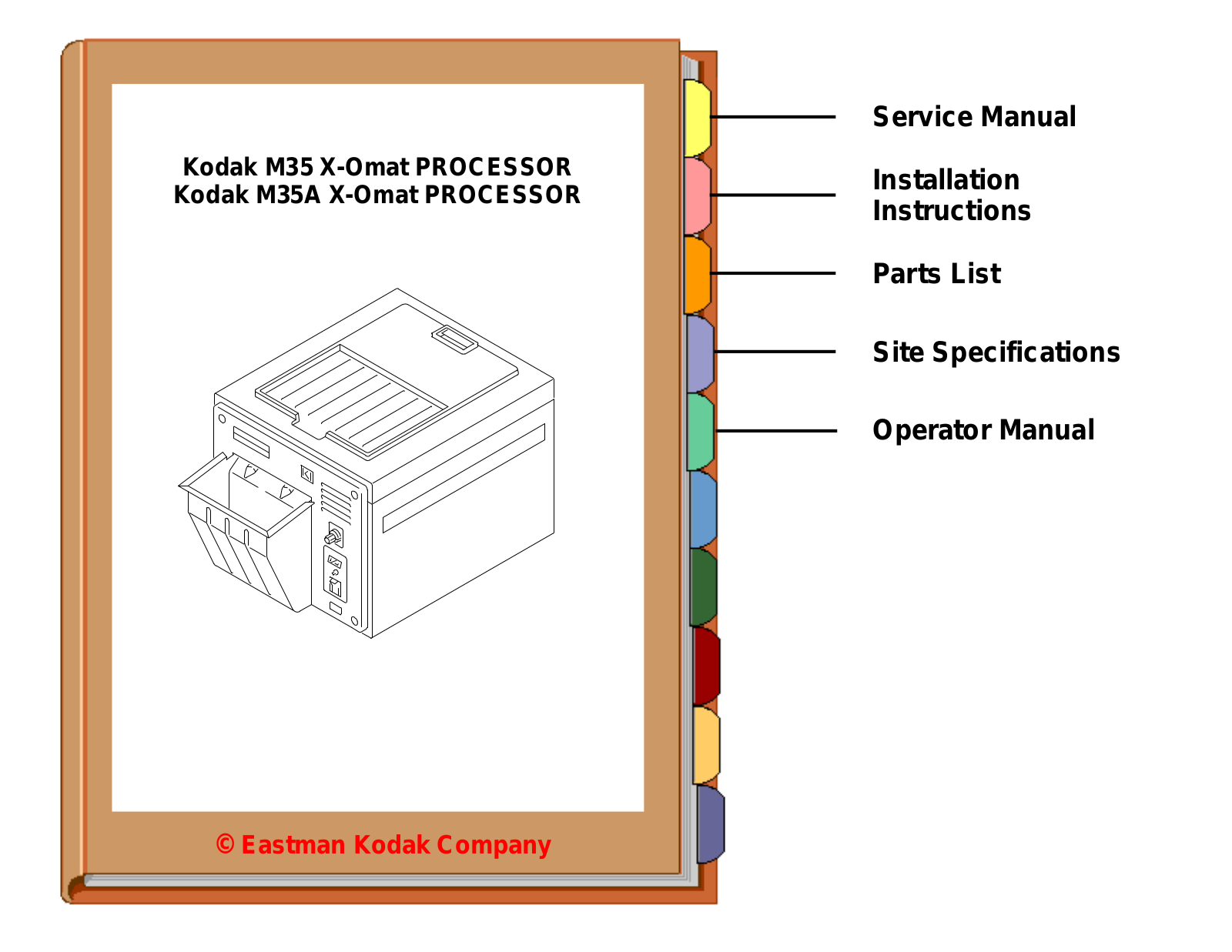 Kodak X-Omat M35-A Service Manual