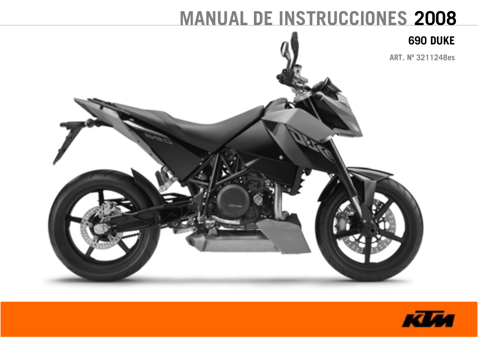 Ktm 690 DUKE User Manual