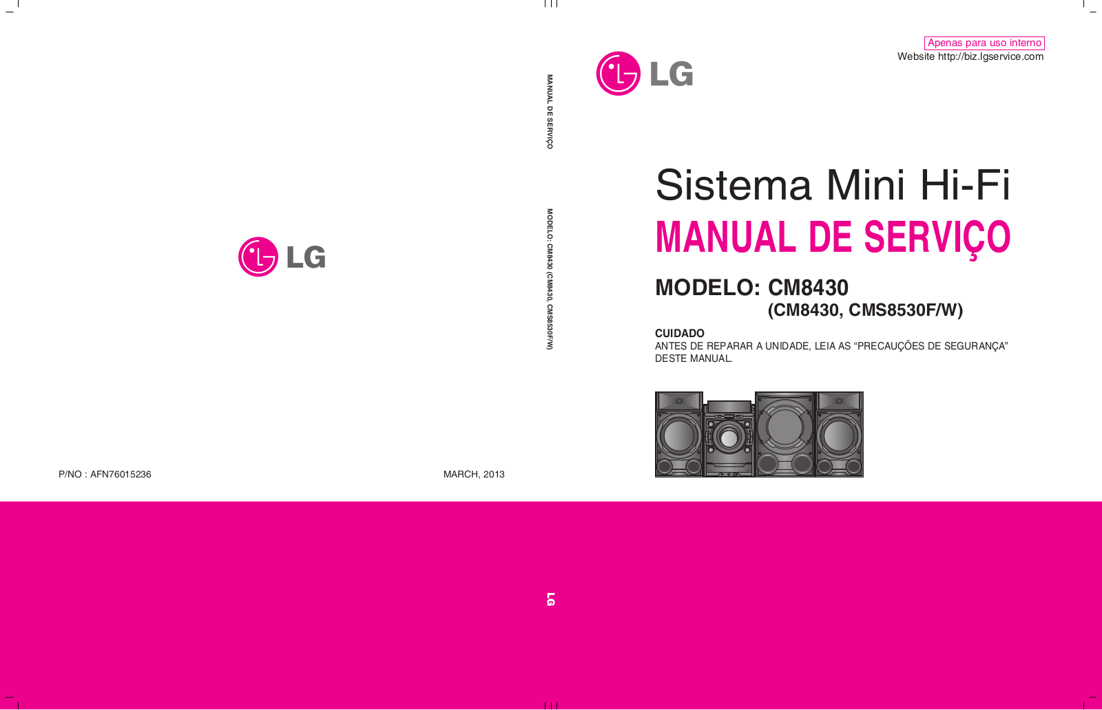 LG CM 8430 Schematic