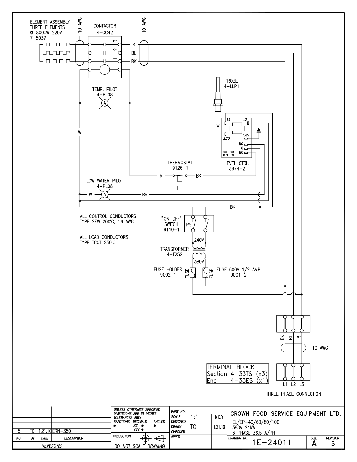 Intek EL-EP-40 380V 24 kW, EL-EP-60 380V 24 kW, EL-EP-80 380V 24 kW, EL-EP-100 380V 24 kW Service Manual