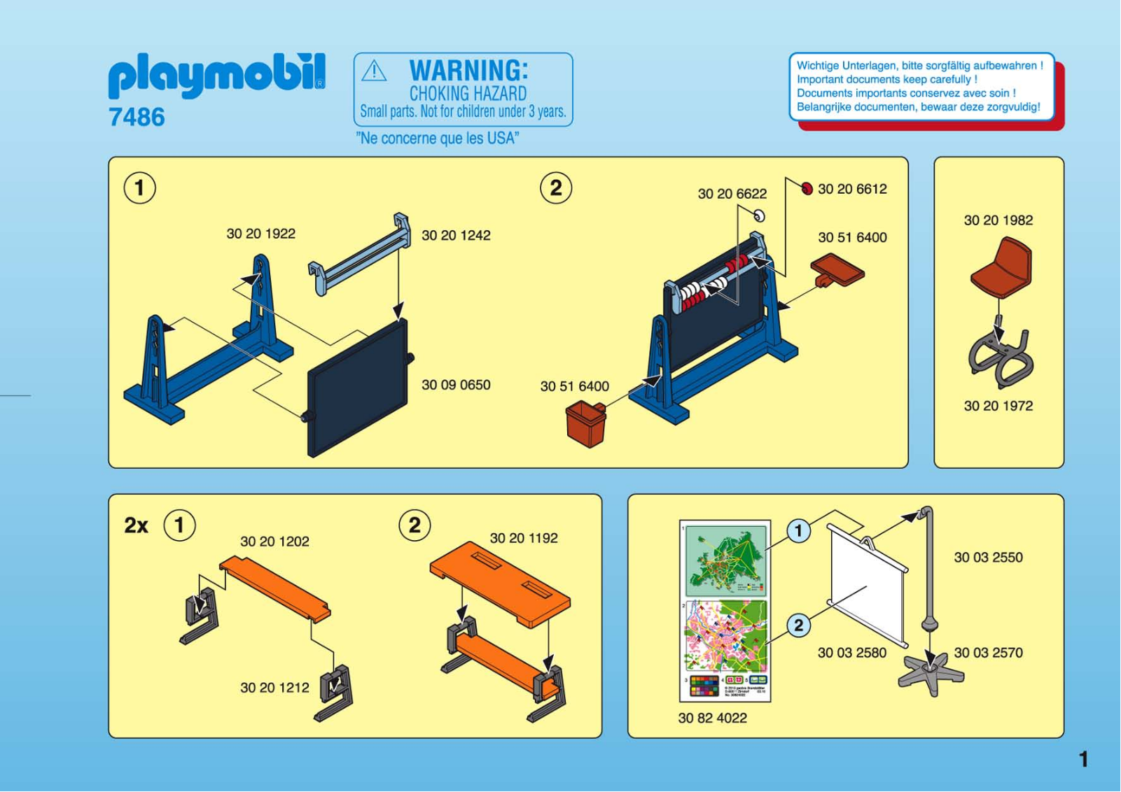 Playmobil 7486 Instructions