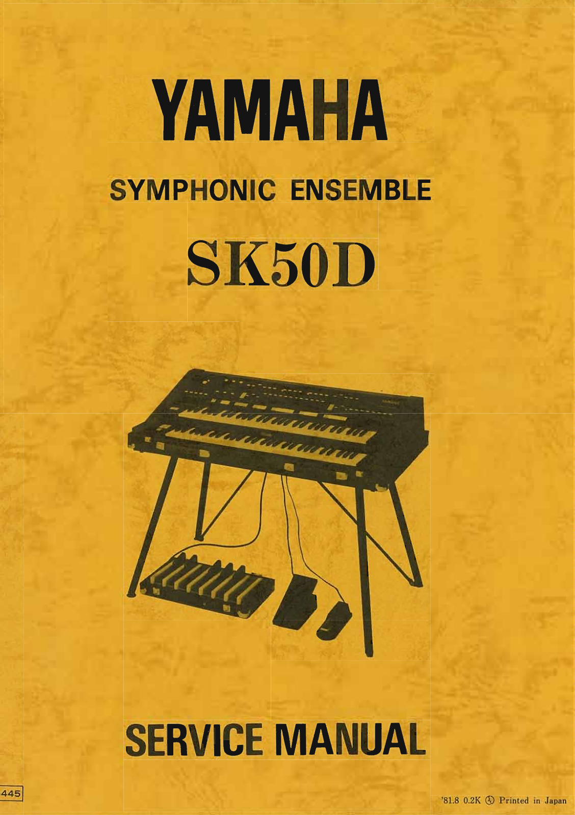 Yamaha SK-50-D Service Manual