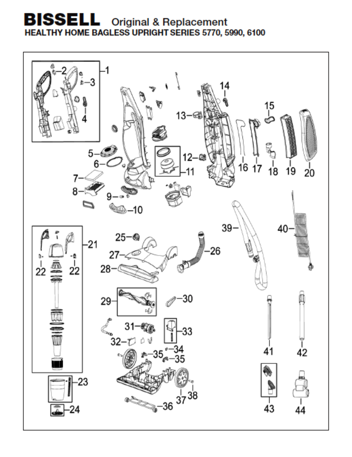 Bissell 5770-5, 5770-8, 5770-h, 5770-p, 5770 Owner's Manual