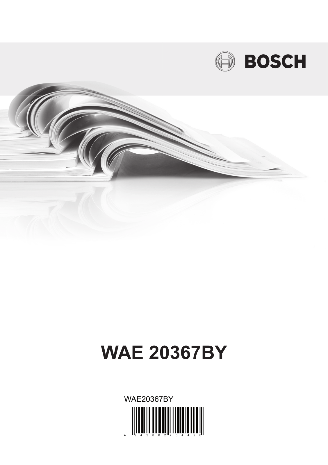 Bosch WAE20367BY User Manual