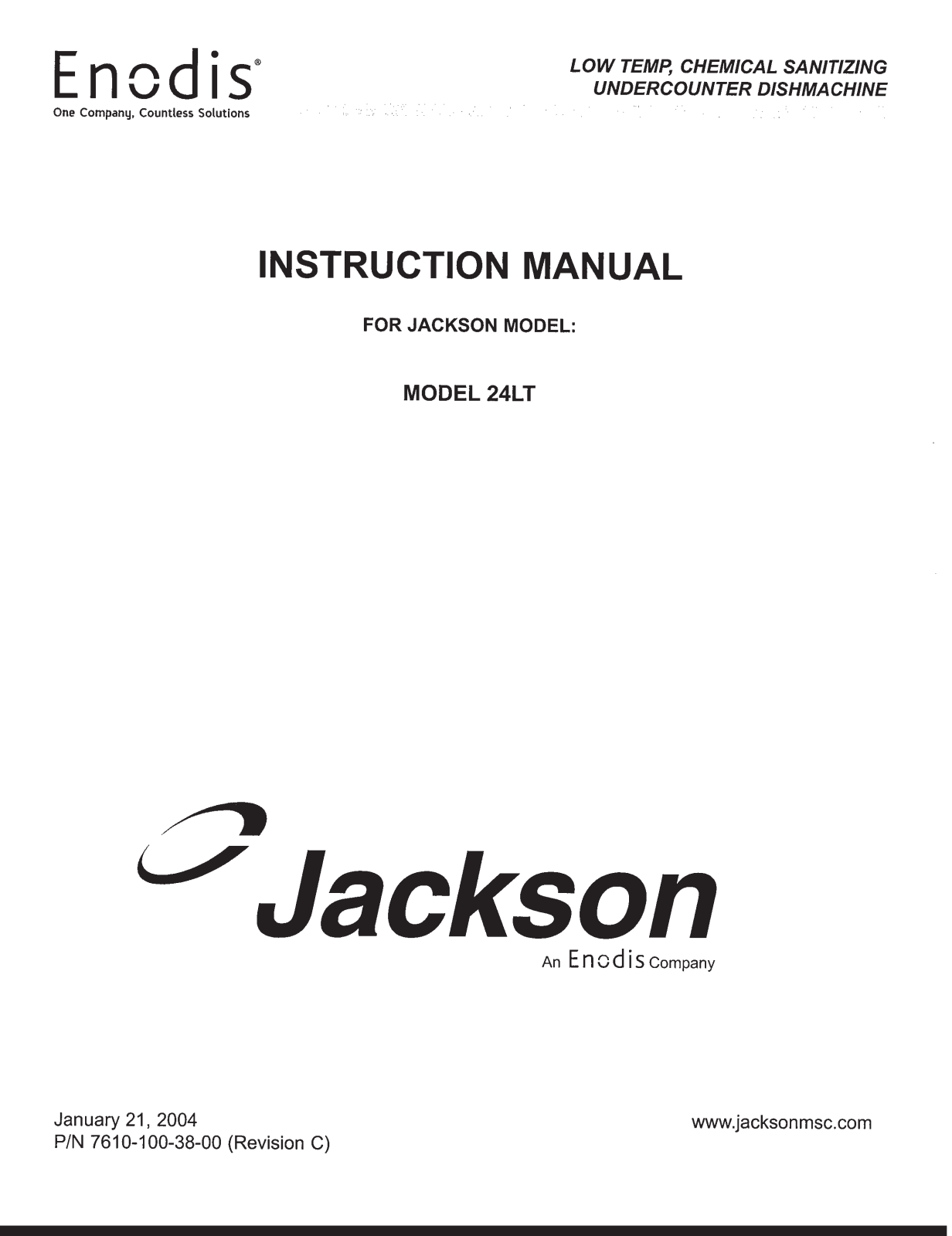 Jackson 24 LT User Manual