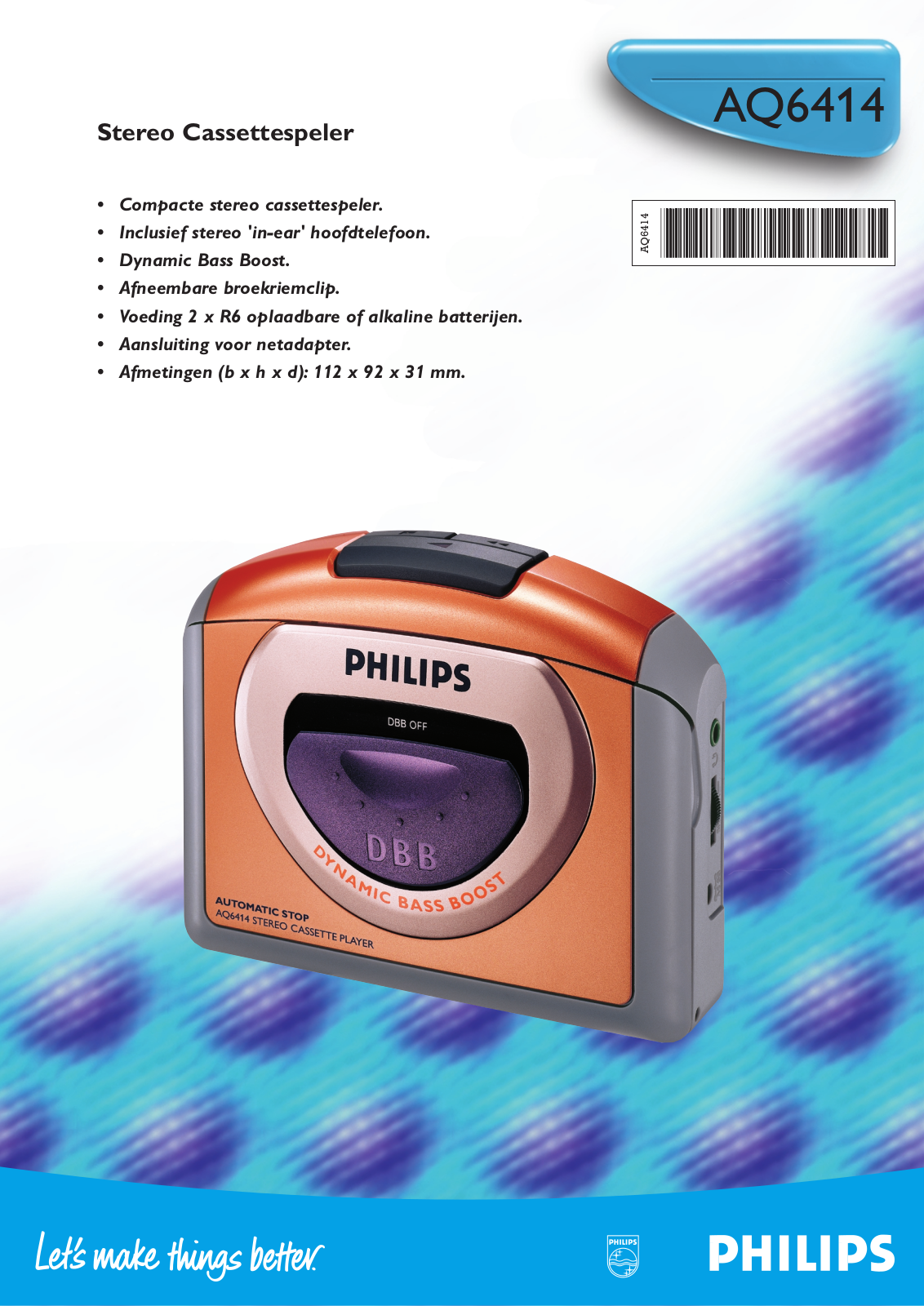 Philips AQ6414 User Manual